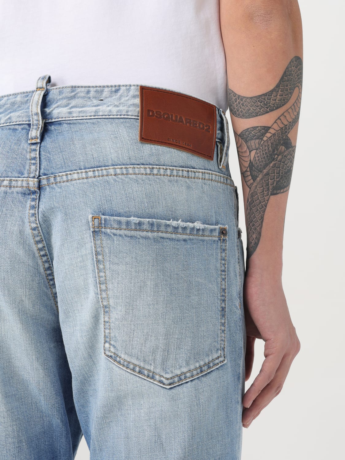 DSQUARED2 JEANS: Jeans men Dsquared2, Denim - Img 3