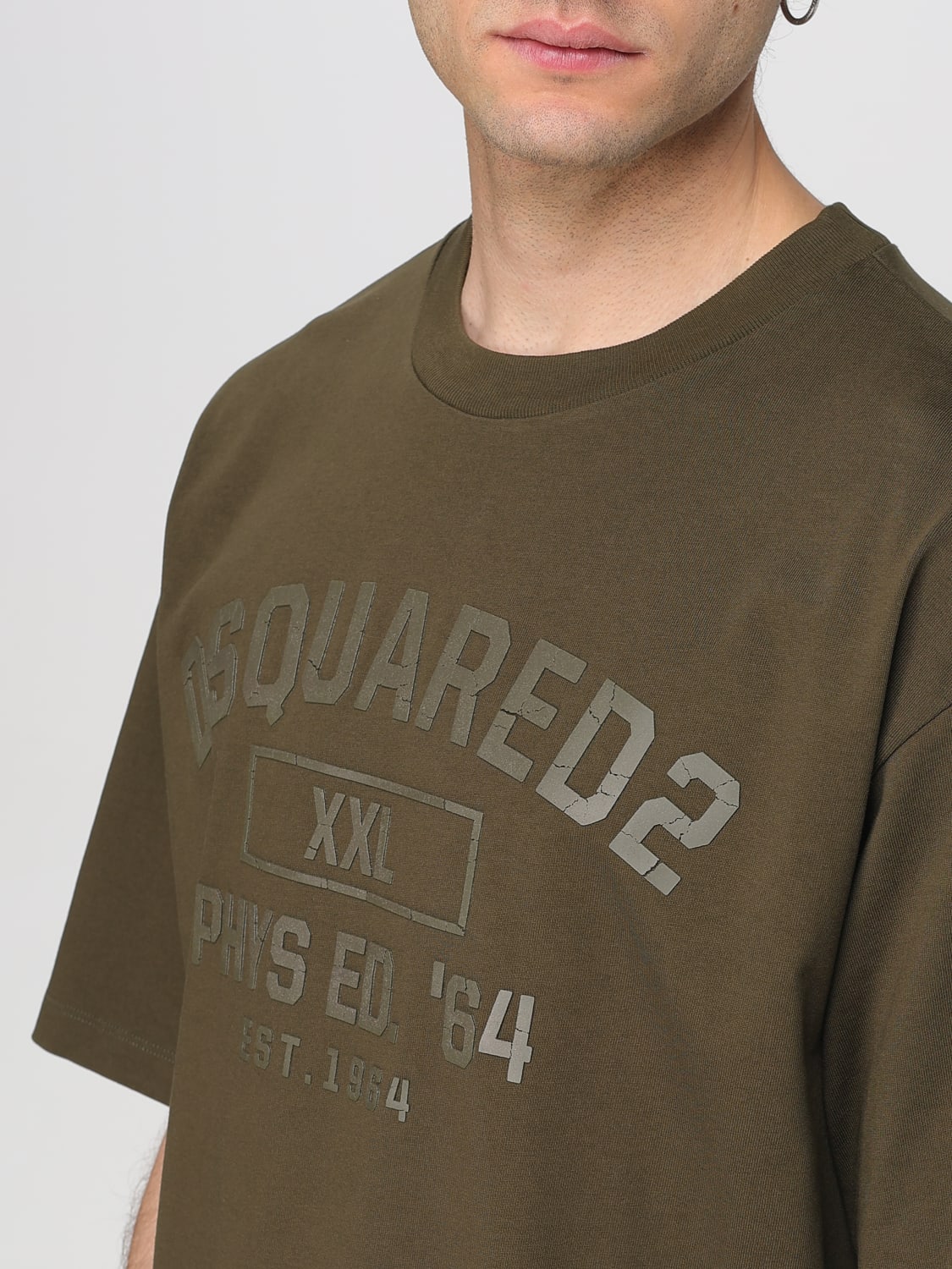 Tシャツ・カットソー DSQUARED2 Men T-shirt Brown S74GD1413D20033 728 DSQUARED2: T-shirt men - Brown | Dsquared2 t-shirt