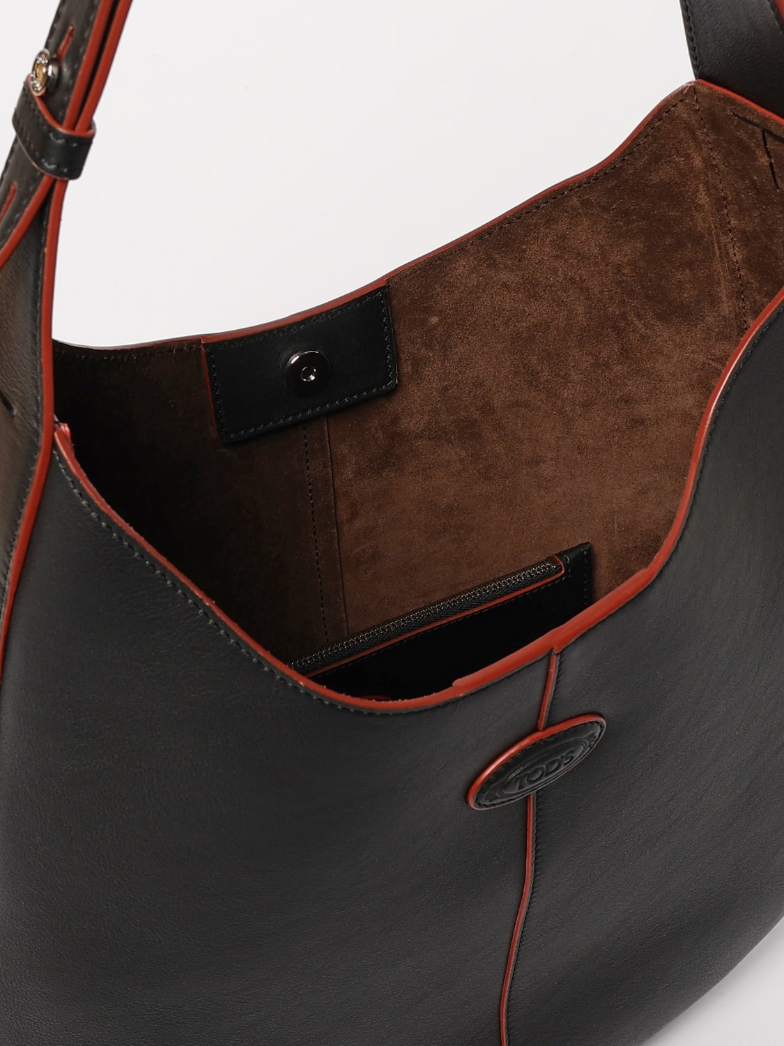 TOD'S BORSA A SPALLA: Borsa Di Bag Tod's in pelle , Nero - Img 5