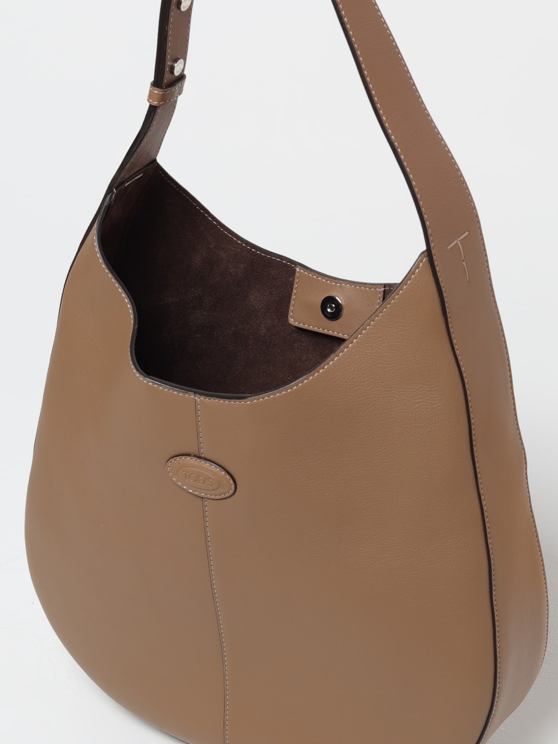 TOD'S BORSA A SPALLA: Borsa Di Bag Tod's in pelle , Beige - Img 4