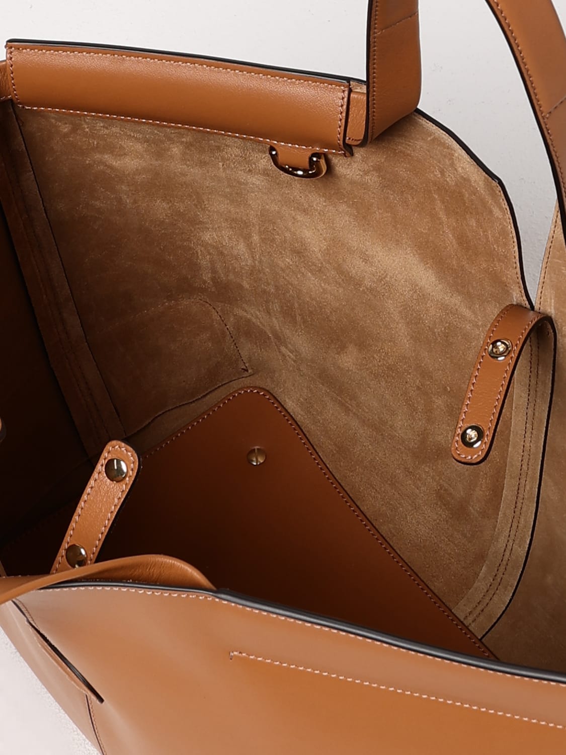 TOD'S BORSA A SPALLA: Borsa Di Bag Tod's in pelle , Marrone - Img 5