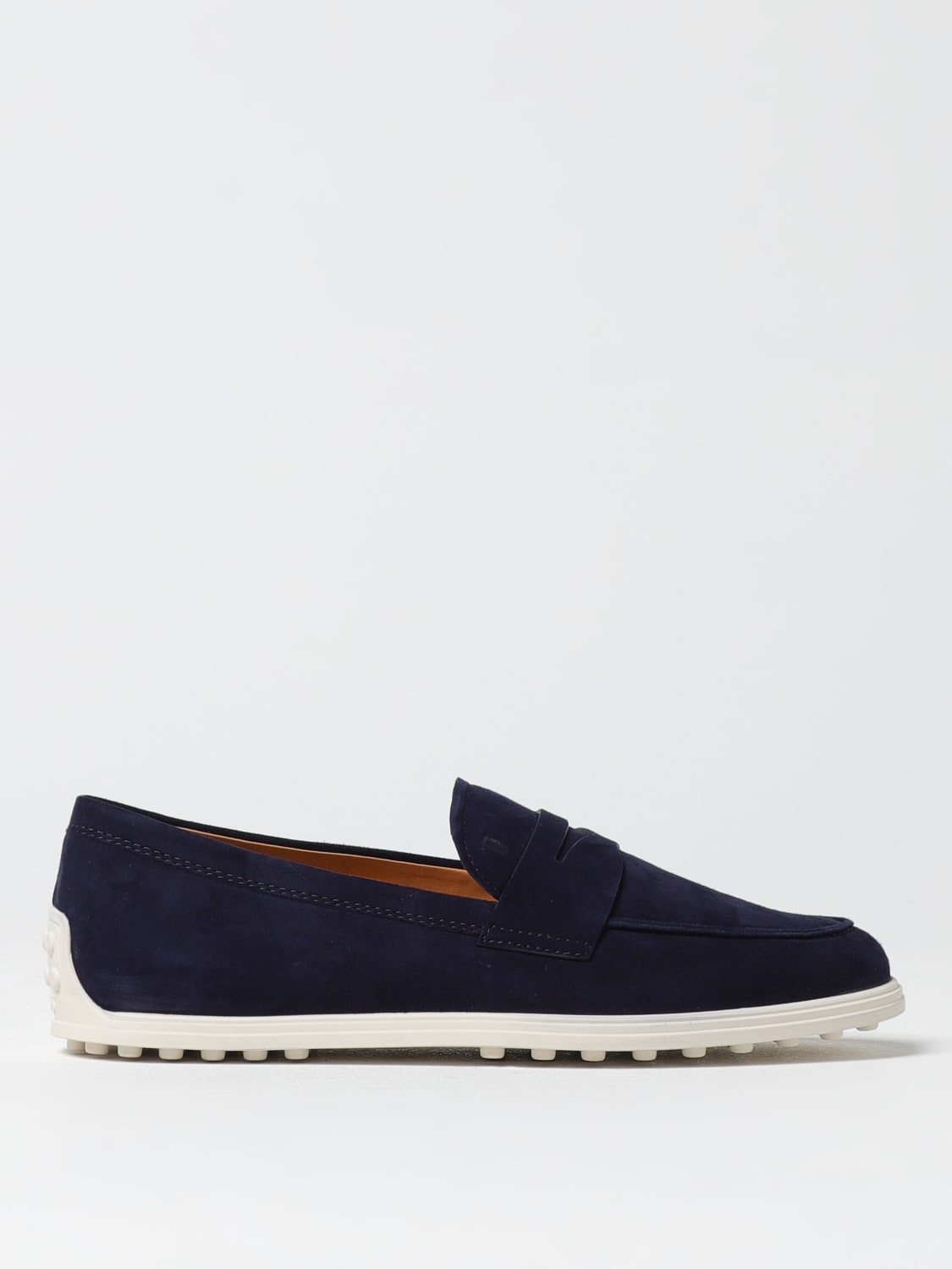 TOD'S MOCASSINI: Mocassino Tod's in camoscio , Blue - Img 1