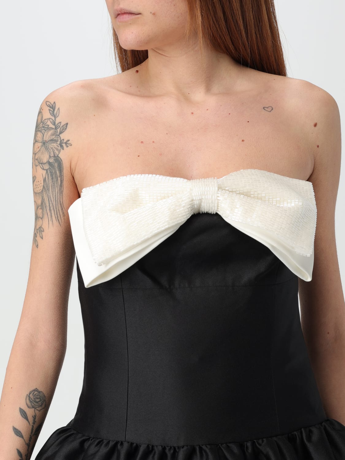 ワンピース SELF-PORTRAIT Woman Dress Black RS25049MBB BLACK SELF-PORTRAIT: Dress woman - Black | Self-Portrait dress