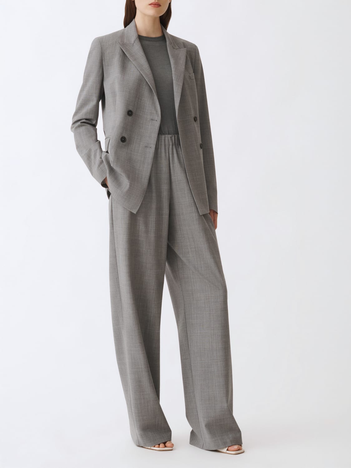 パンツ FABIANA FILIPPI Woman Pants Grey PAD265F310D620 8179 FABIANA FILIPPI: Pants woman - Grey | Fabiana Filippi pants