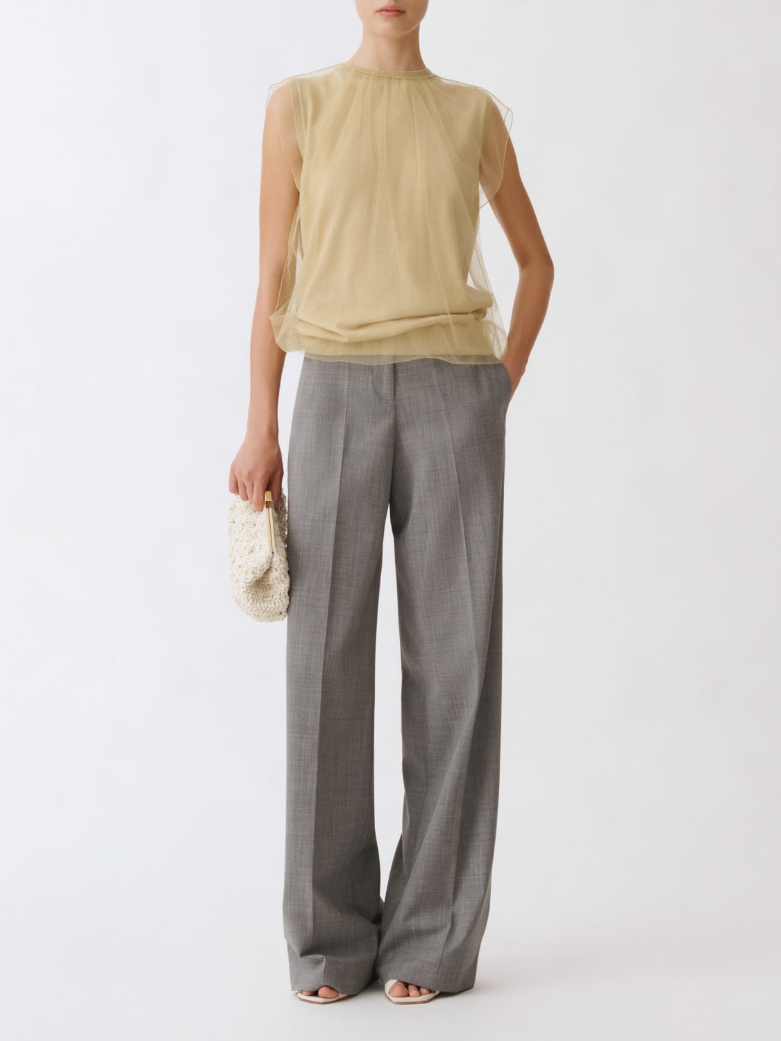 FABIANA FILIPPI HOSE: Hose damen Fabiana Filippi, Grau - Img 2