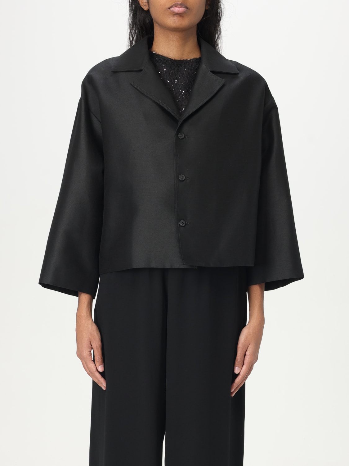 FABIANA FILIPPI: Blazer woman - Black | Fabiana Filippi