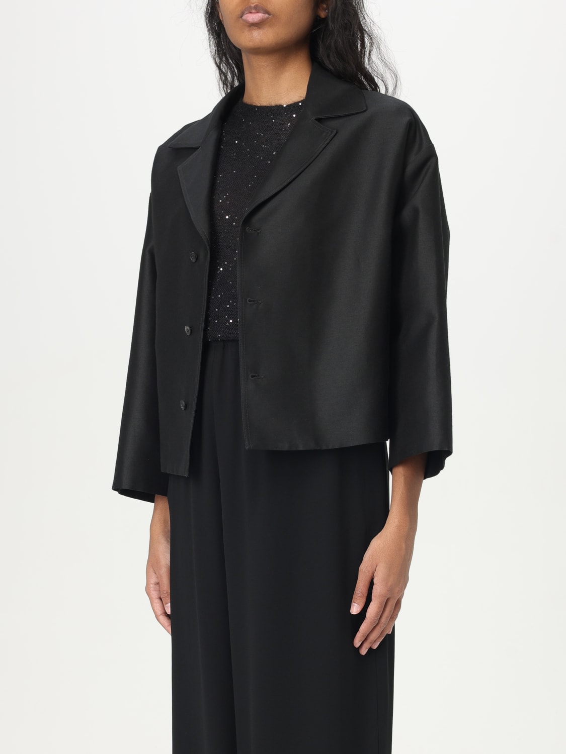 FABIANA FILIPPI JACKE: Blazer damen Fabiana Filippi, Schwarz - Img 4