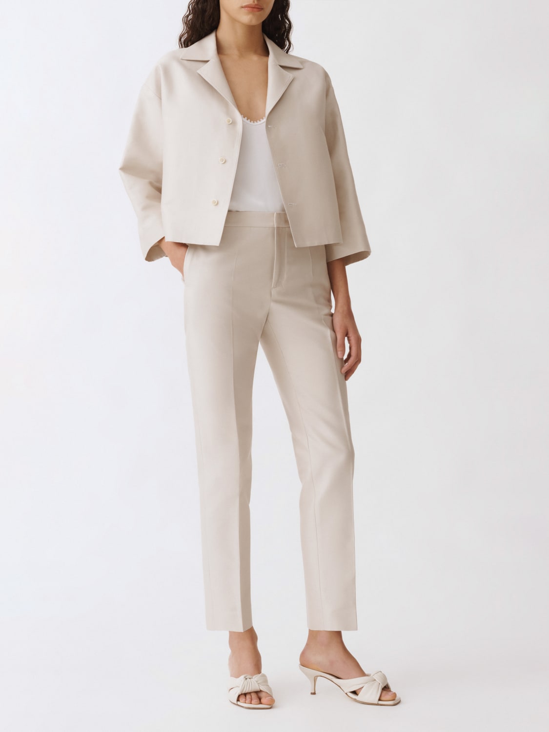 FABIANA FILIPPI JACKET: Blazer woman Fabiana Filippi, Grey - Img 2