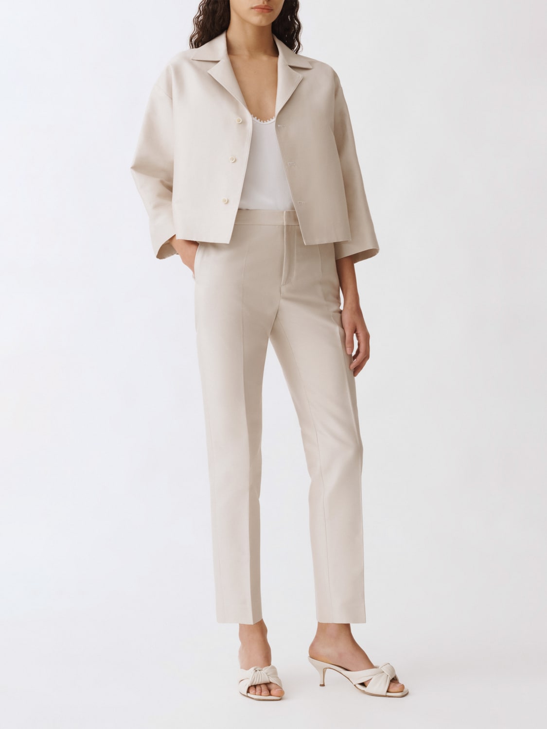 パンツ FABIANA FILIPPI Woman Pants Grey PAD265F326D787 1259 FABIANA FILIPPI: Pants woman - Grey | Fabiana Filippi pants