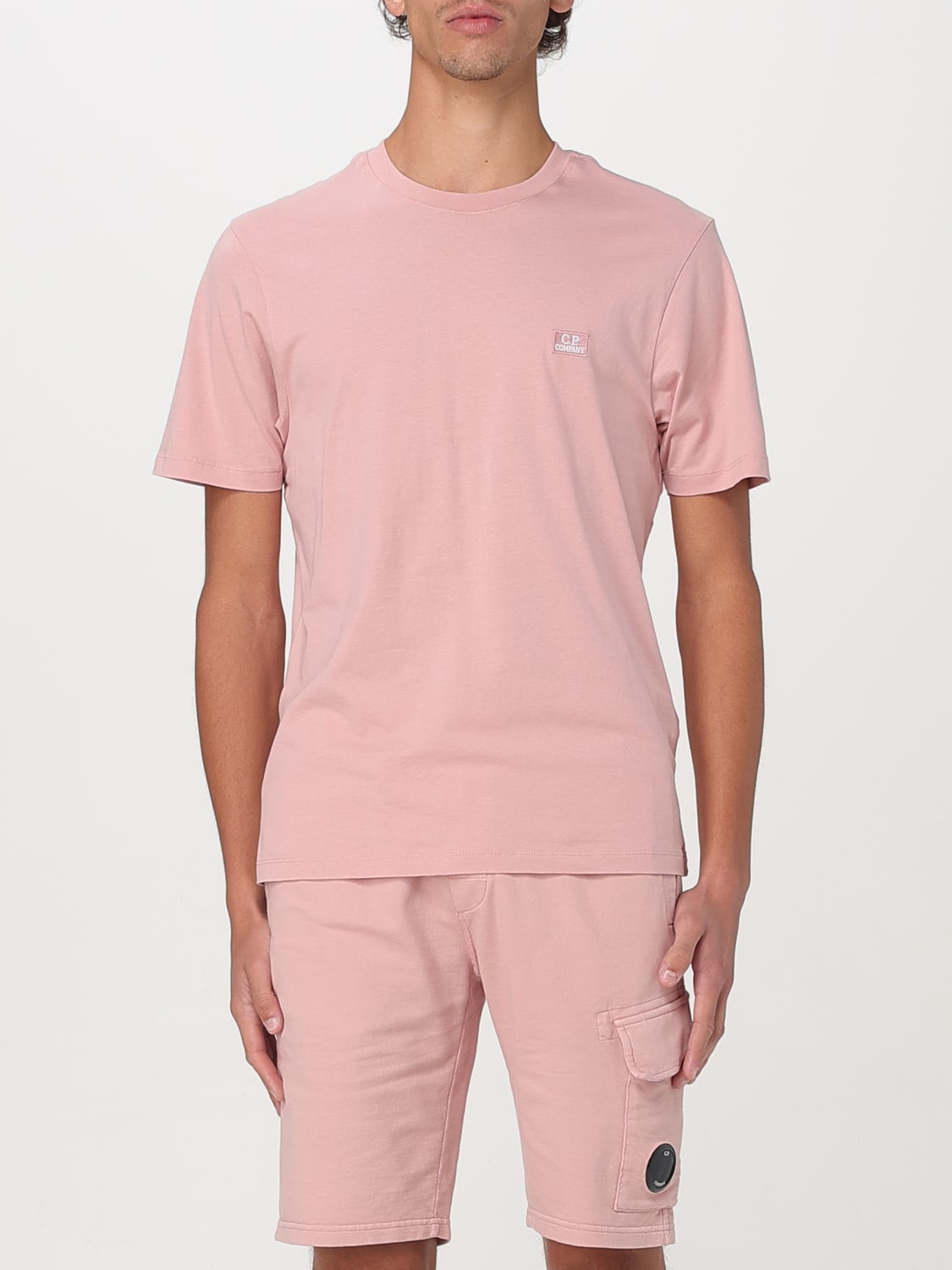 Tシャツ・カットソー C.P. COMPANY Men T-shirt Pink 18CMTS031A005100W 520 C.P. COMPANY: T-shirt men - Pink | C.P. Company t-shirt