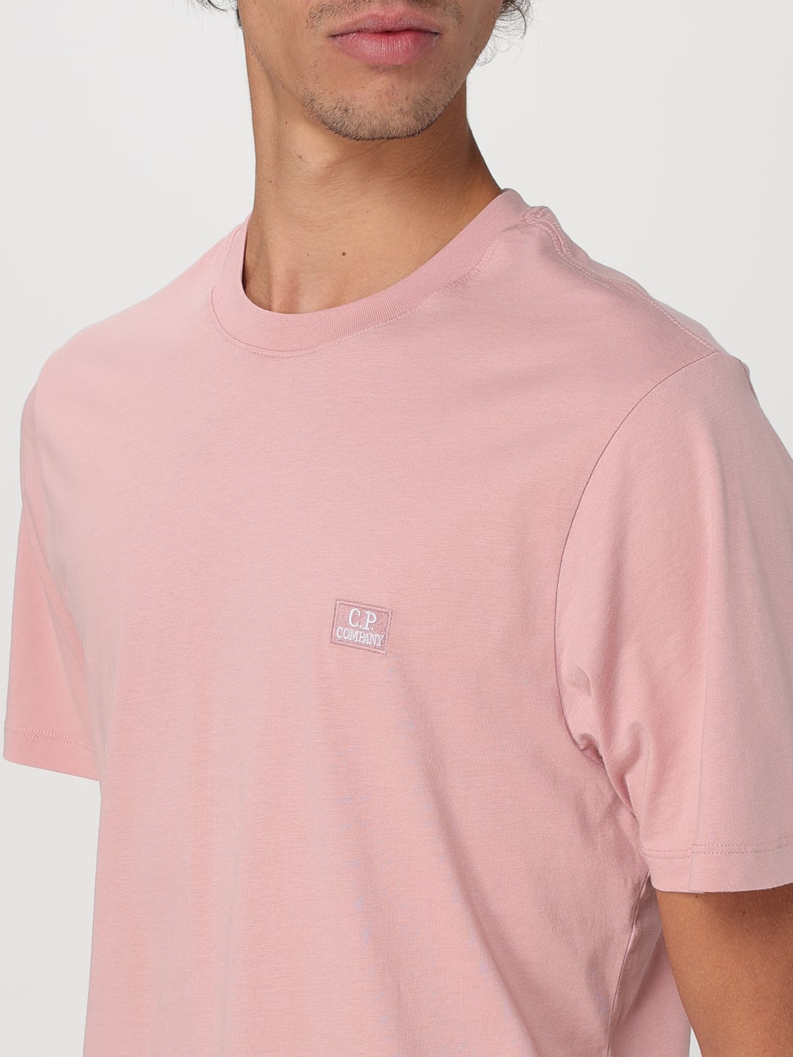 Tシャツ・カットソー C.P. COMPANY Men T-shirt Pink 18CMTS031A005100W 520 C.P. COMPANY: T-shirt men - Pink | C.P. Company t-shirt