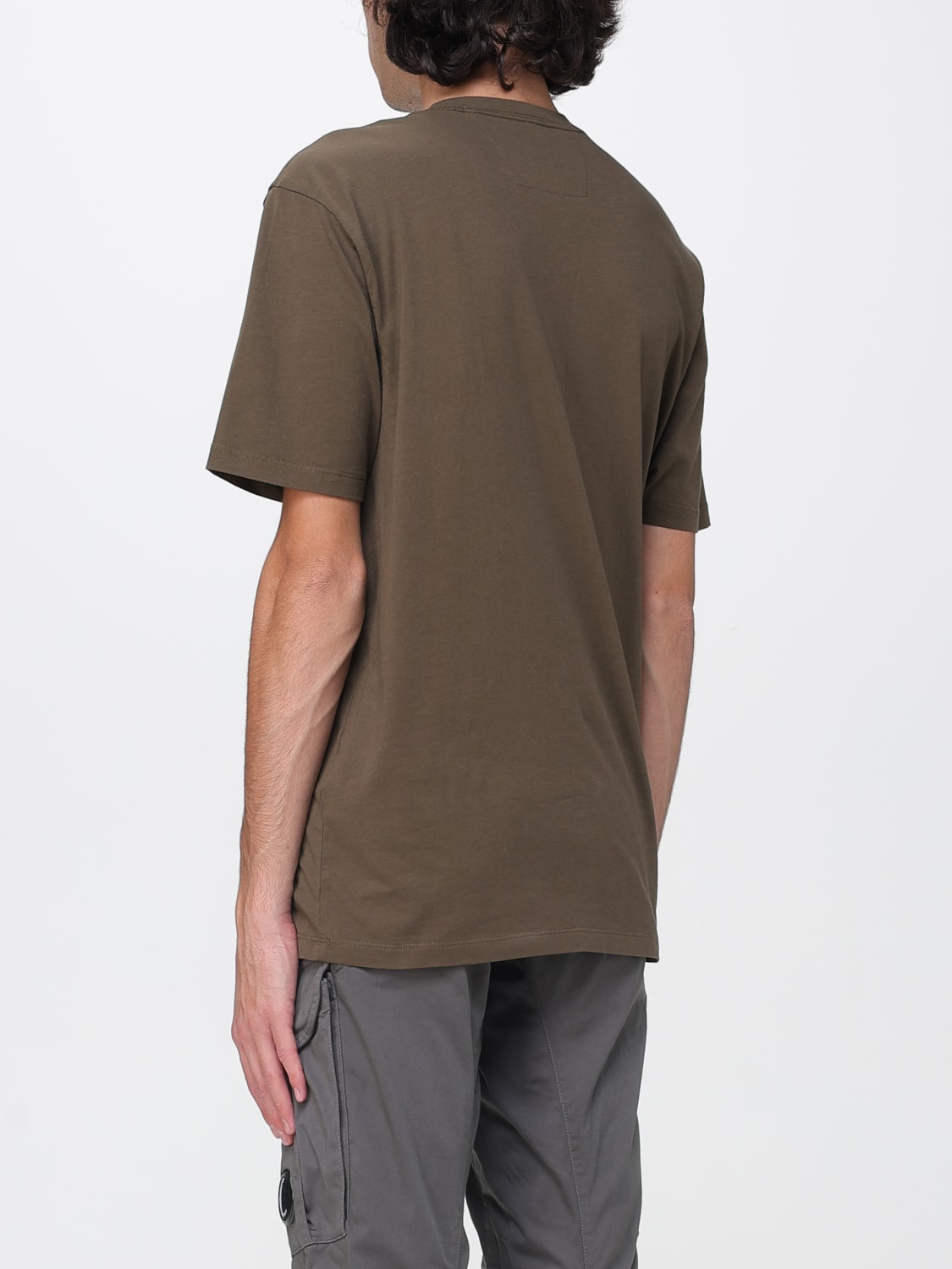 C.P. COMPANY T-SHIRT: T-shirt C.P. Company in cotone , Verde - Img 2