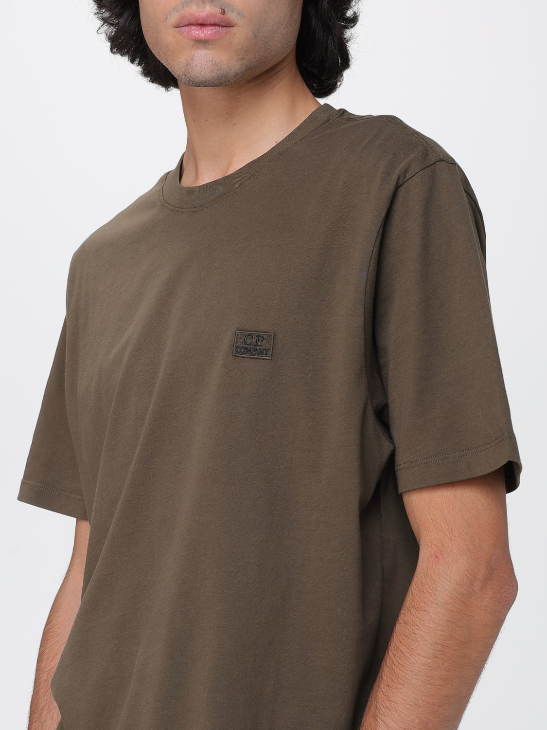 C.P. COMPANY T-SHIRT: T-shirt C.P. Company in cotone , Verde - Img 3