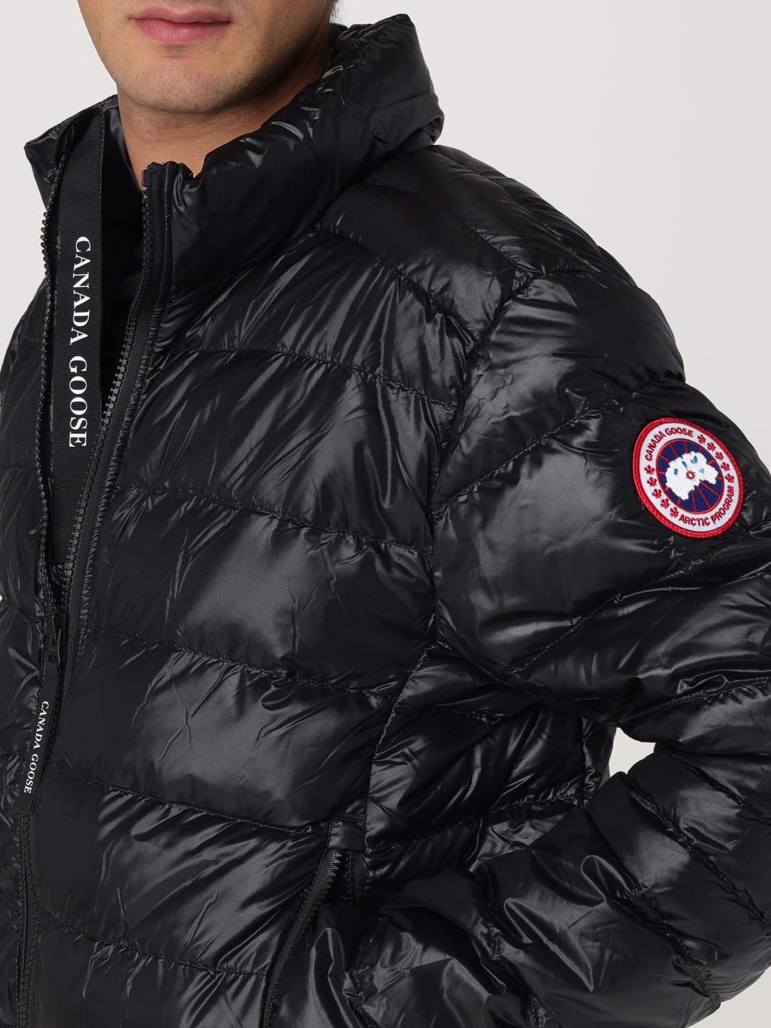 CANADA GOOSE GIACCA: Piumino Canada Goose in nylon trapuntato , Nero - Img 4