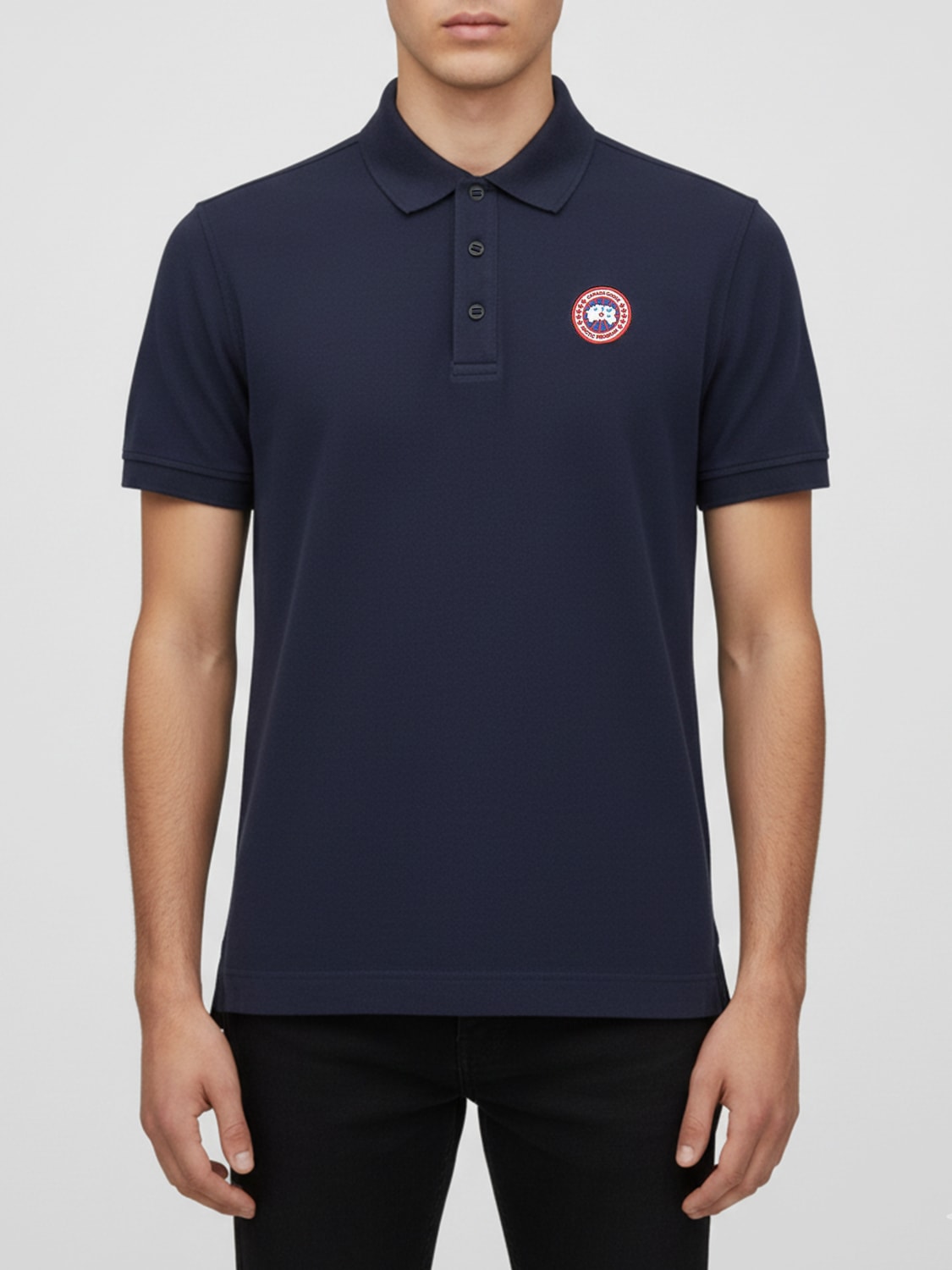CANADA GOOSE POLO: Polo herren Canada Goose, Blau - Img 1