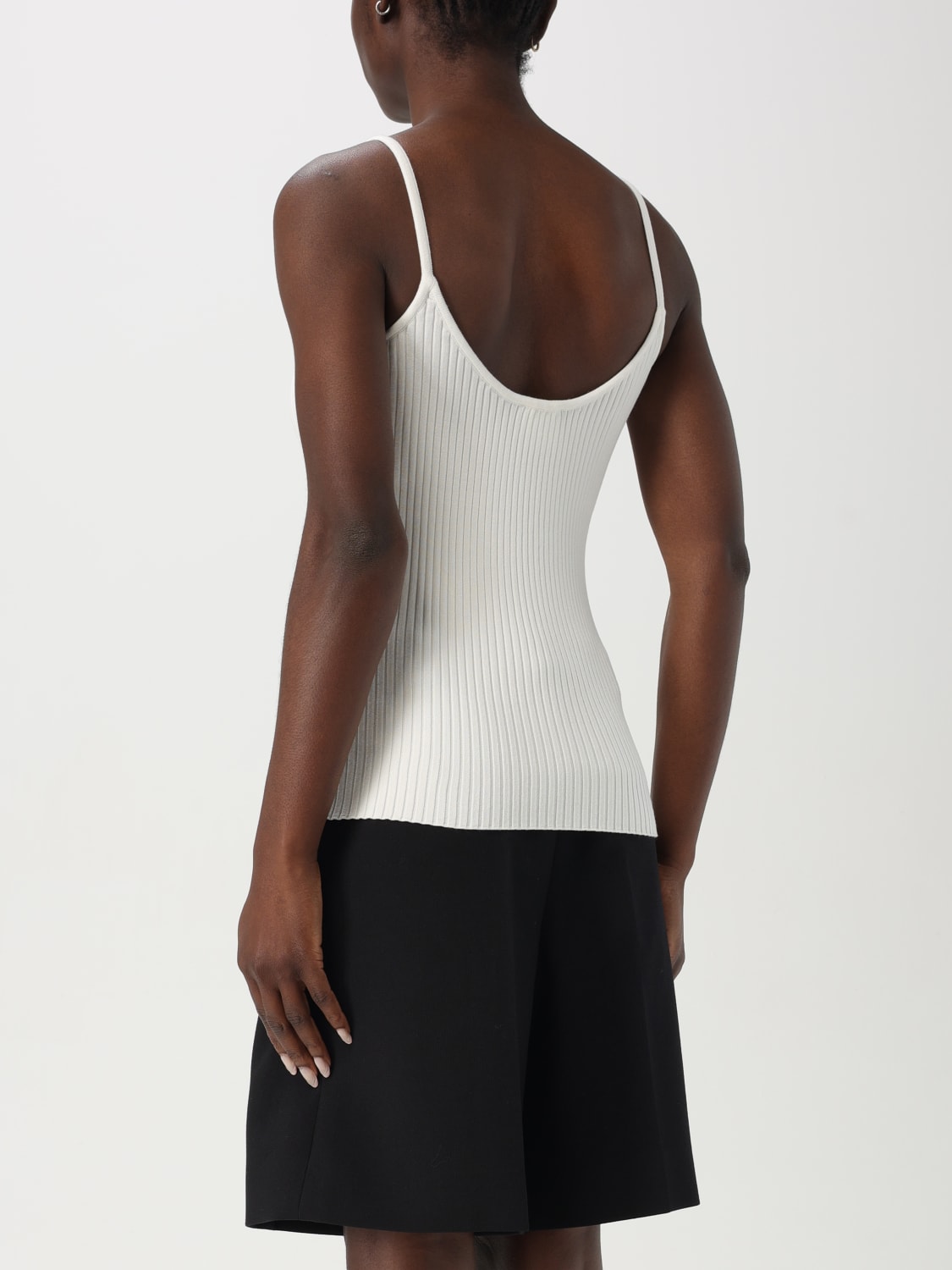 COURRÈGES T-SHIRT: Top woman CourrÈges, White - Img 3