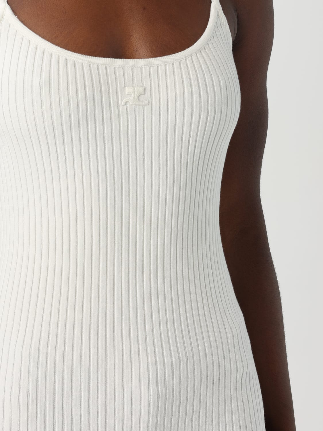 COURRÈGES T-SHIRT: Top woman CourrÈges, White - Img 5