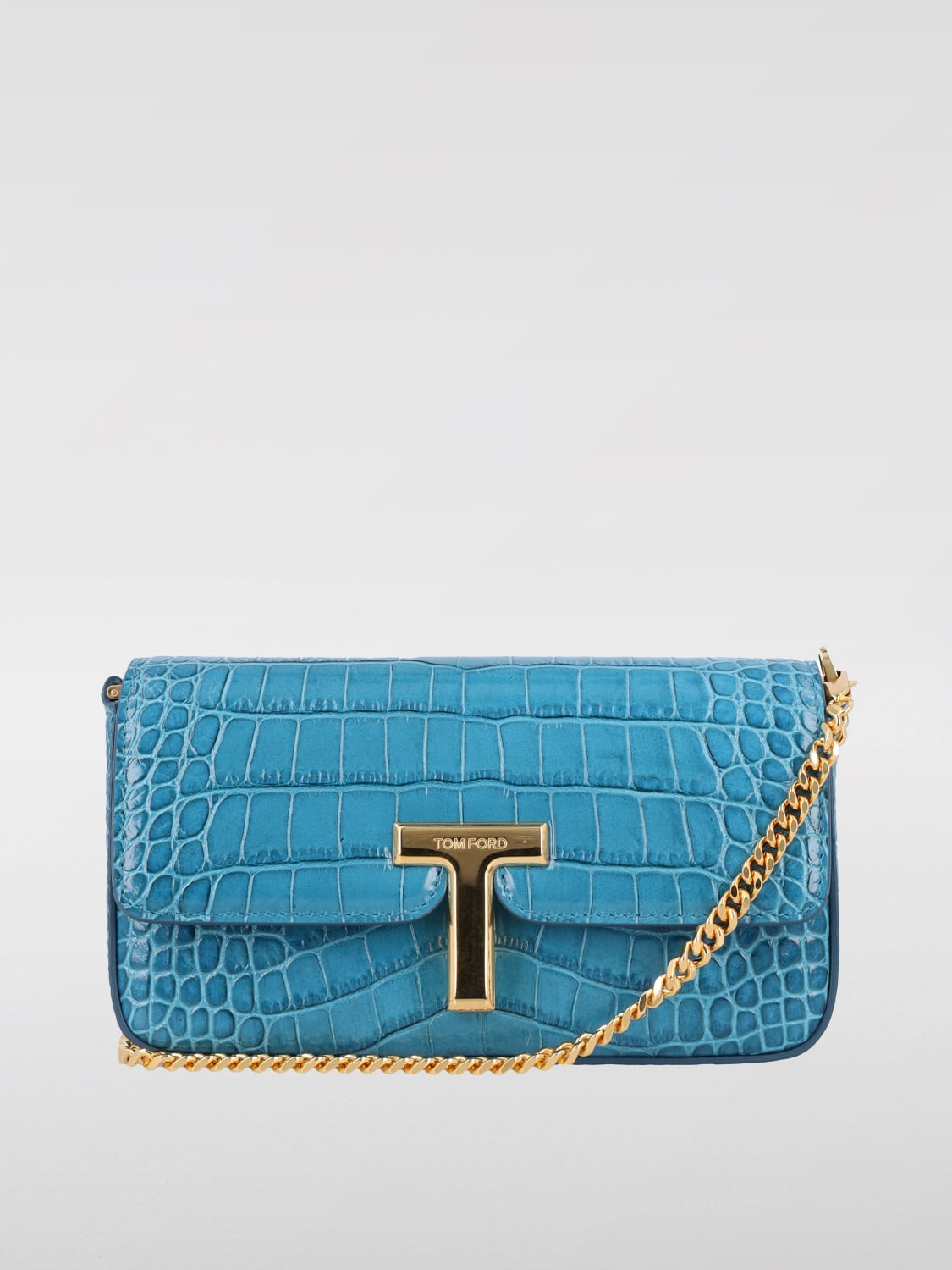 バッグ・カバンその他 TOM FORD Woman Mini bag Turquoise L1835LCL395X 1L041 TOM FORD: Shoulder bag woman - Turquoise | Tom Ford mini bag