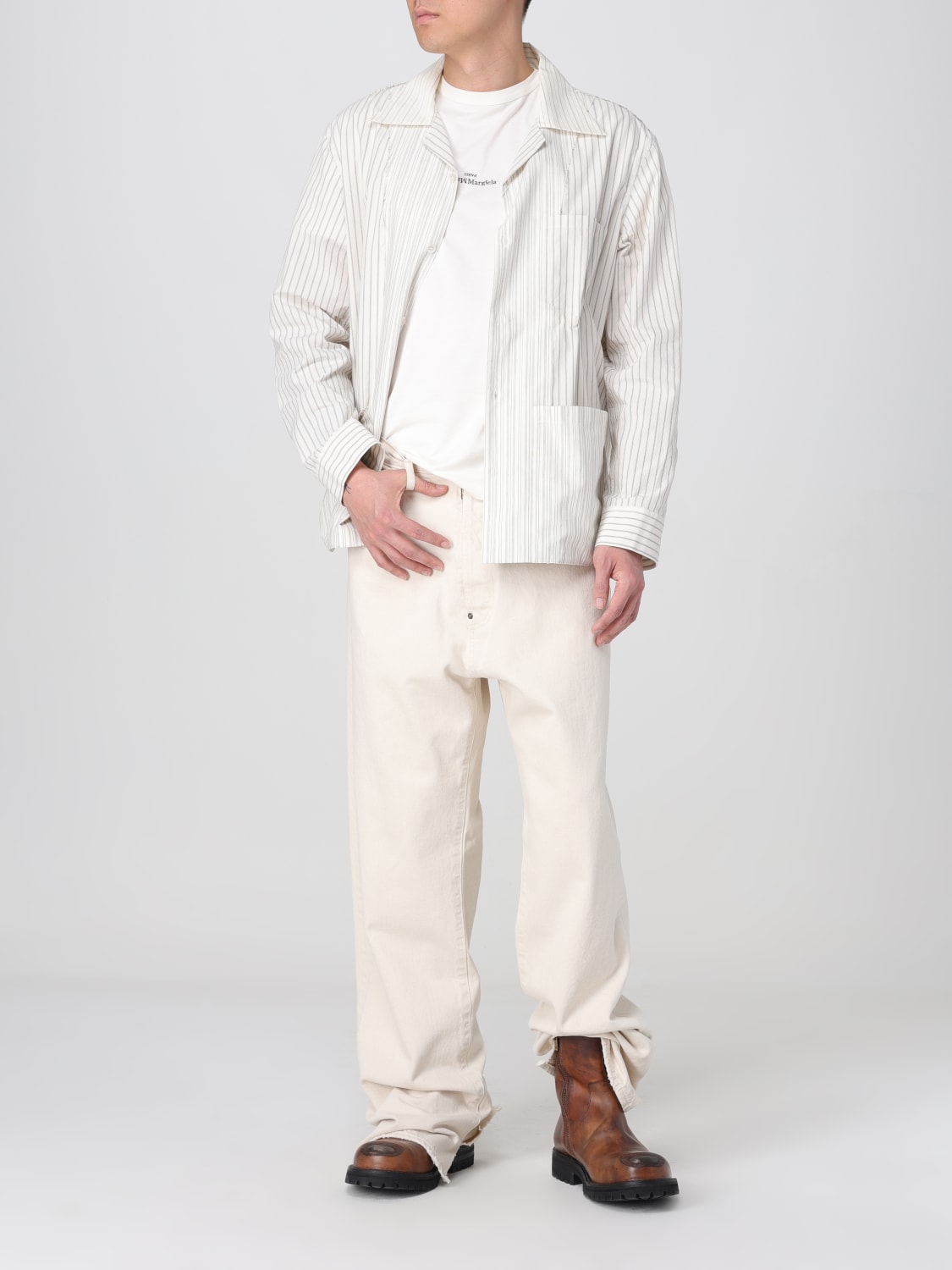 MAISON MARGIELA T-SHIRT: T-shirt men Maison Margiela, White 1 - Img 2