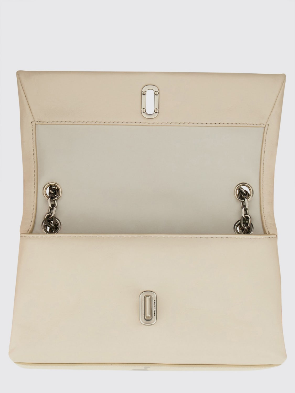 MARC JACOBS BORSA MINI: Borsa The Dual Marc Jacobs in pelle , Avorio - Img 3