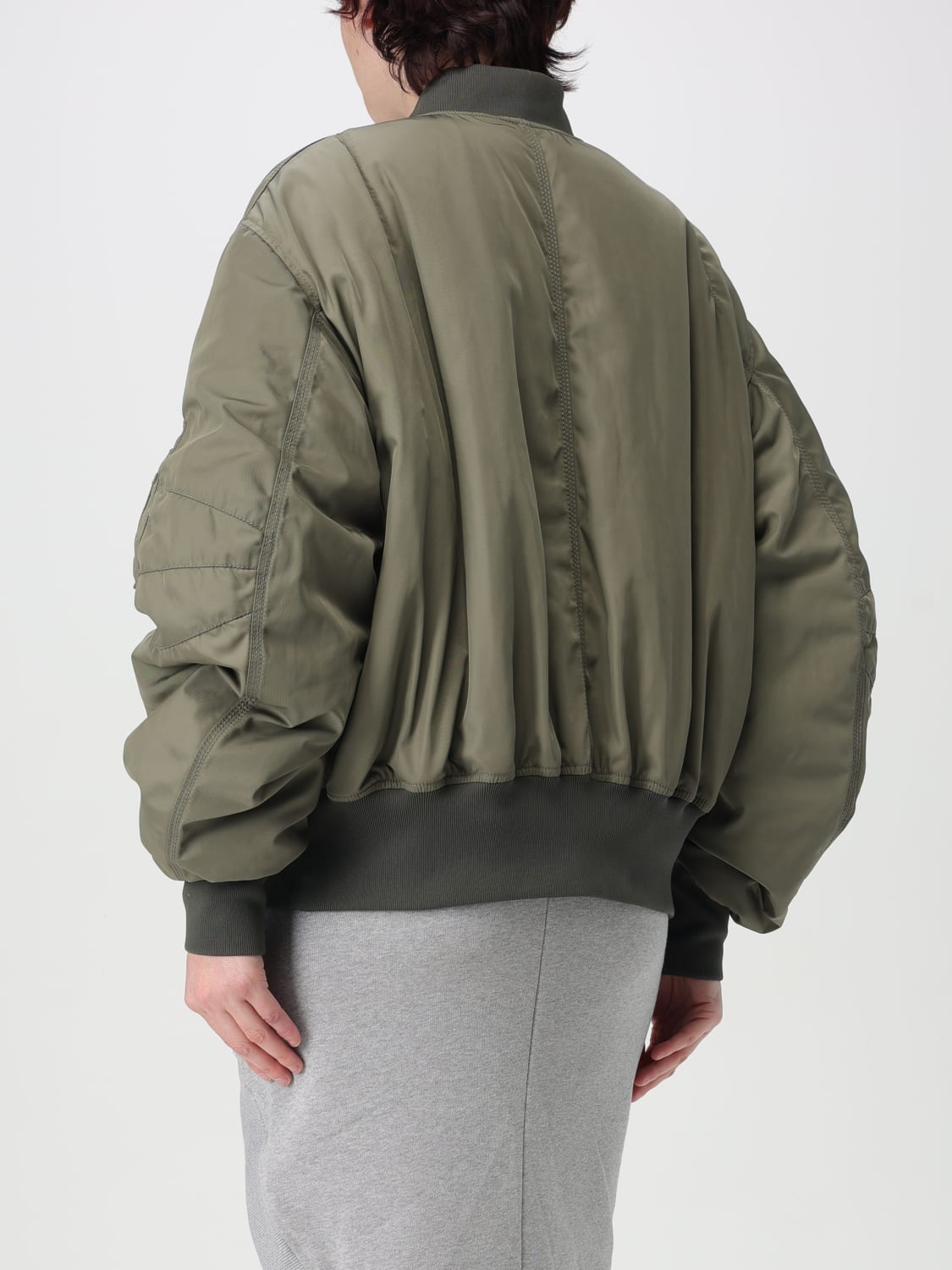 ジャケット THE ATTICO Women Jackets 250WCB00070PLL001AA 828 GREEN Anja'' military green bomber for Women | THE ATTICO®