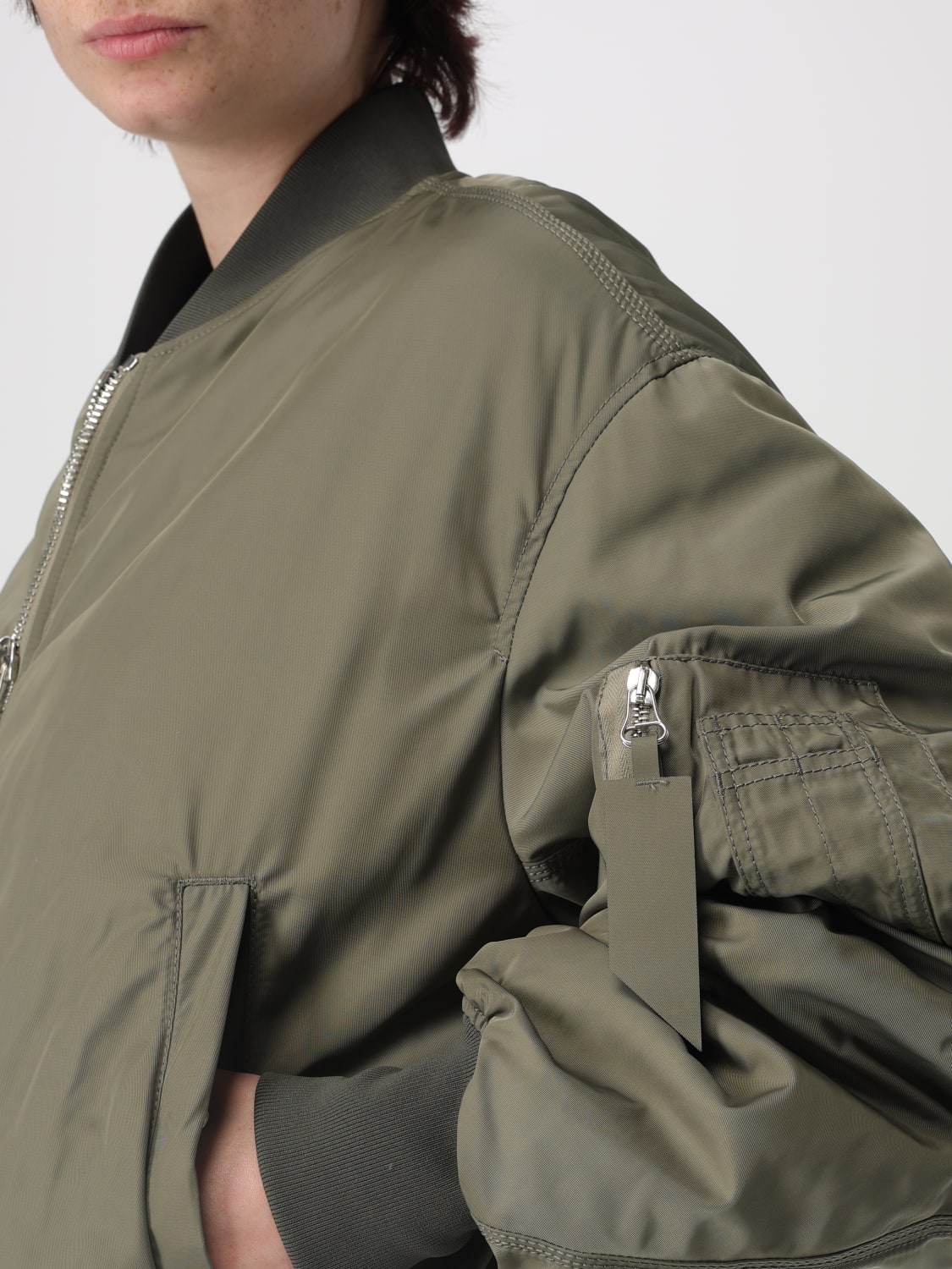 ジャケット THE ATTICO Women Jackets 250WCB00070PLL001AA 828 GREEN THE ATTICO: Jacket woman - Kaki | The Attico jacket