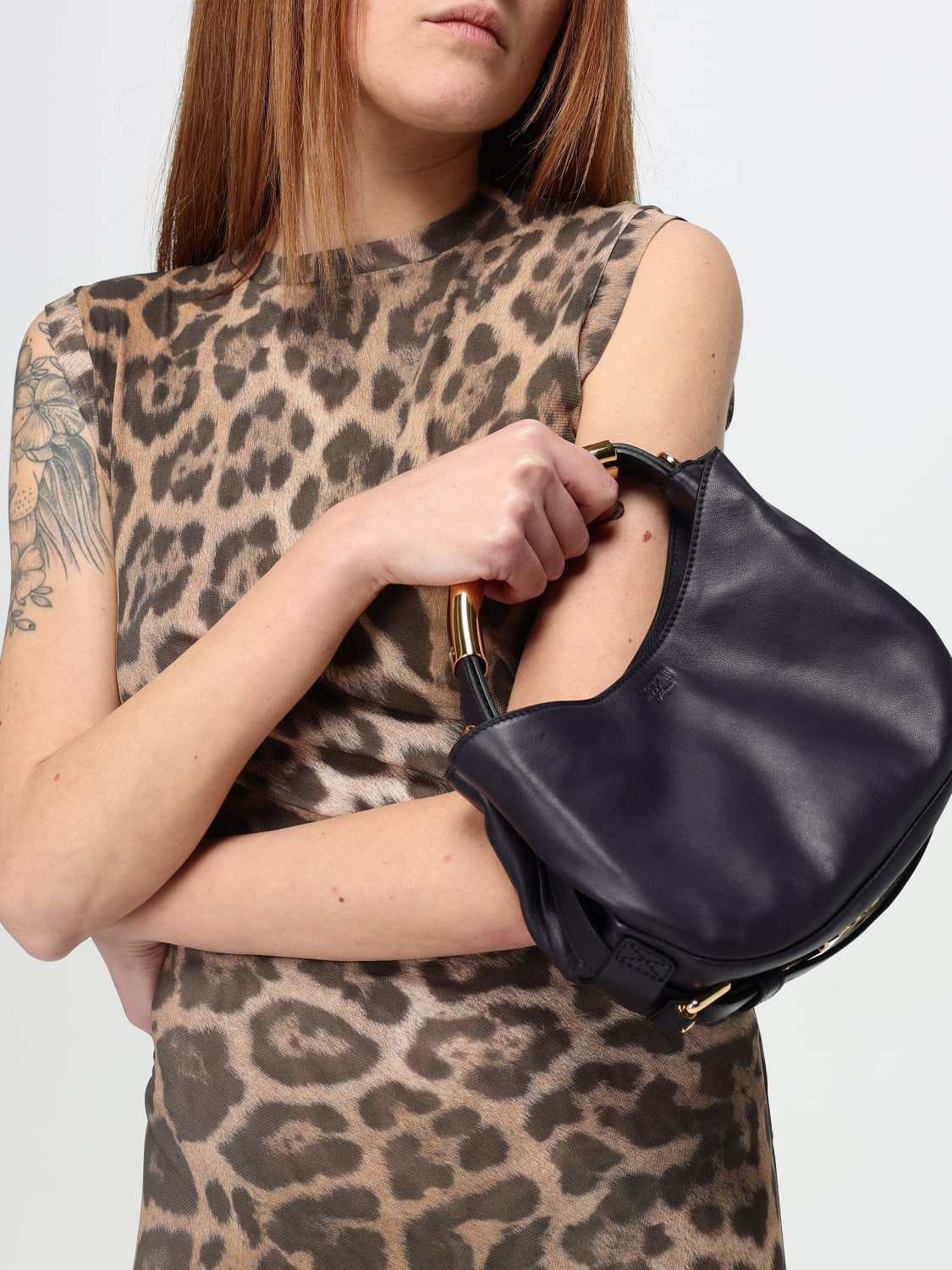 MOSCHINO COUTURE MINI SAC: Sac porté épaule femme Moschino Couture, Violet - Img 2