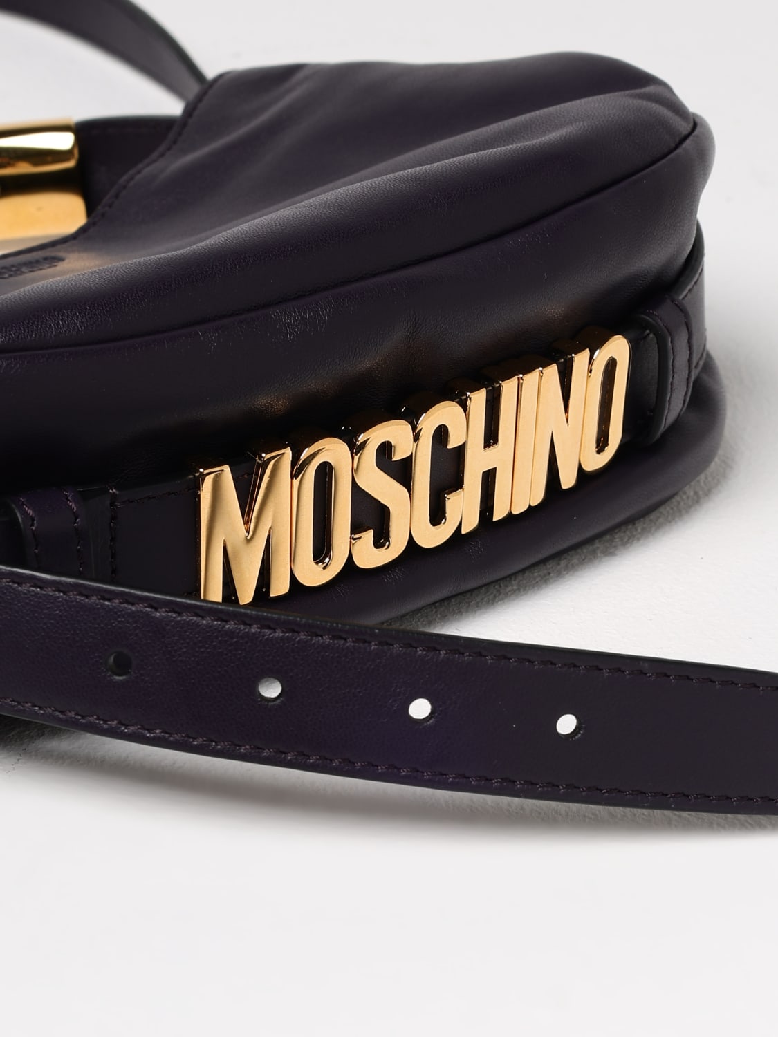 MOSCHINO COUTURE MINI SAC: Sac porté épaule femme Moschino Couture, Violet - Img 4