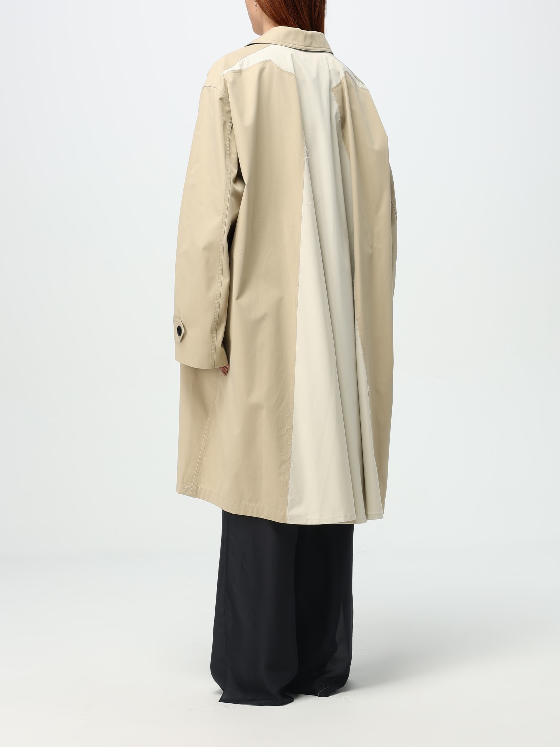 極美品　MM6 マルジェラ　ベージュ　コットン　ロングジャケット　コート MM6 MAISON MARGIELA/TRENCH COAT(BEIGE)