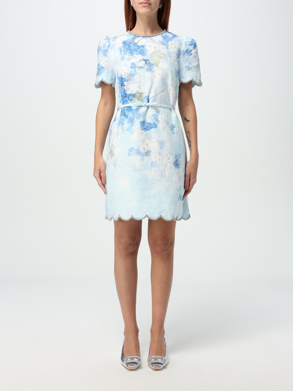 ワンピース ZIMMERMANN Woman Dress Blue 2161DR251 BLUEFLORAL ZIMMERMANN: Dress woman - Blue | Zimmermann dress 2161DR251