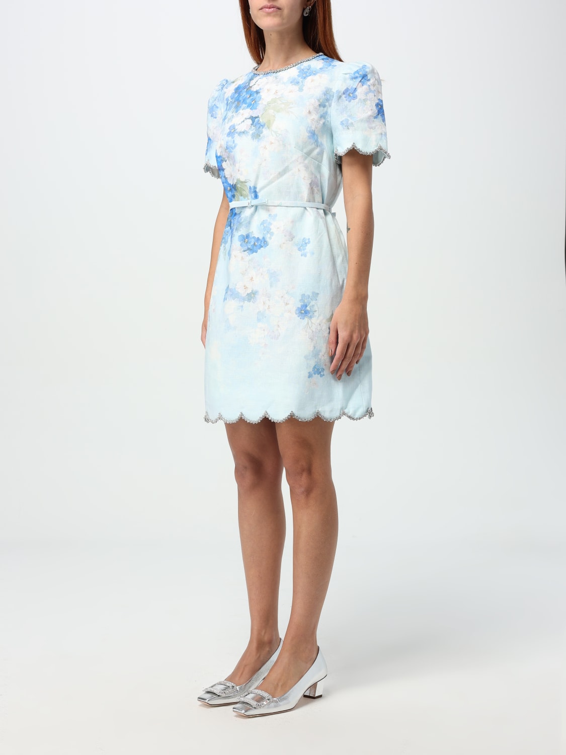 ワンピース ZIMMERMANN Woman Dress Blue 2161DR251 BLUEFLORAL ZIMMERMANN: Dress woman - Blue | Zimmermann dress 2161DR251