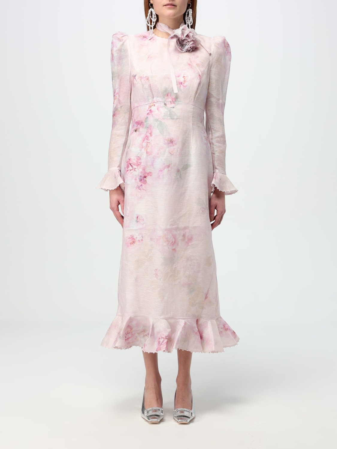 ZIMMERMANN: Dress woman - Pink | Zimmermann dress 2337DR251
