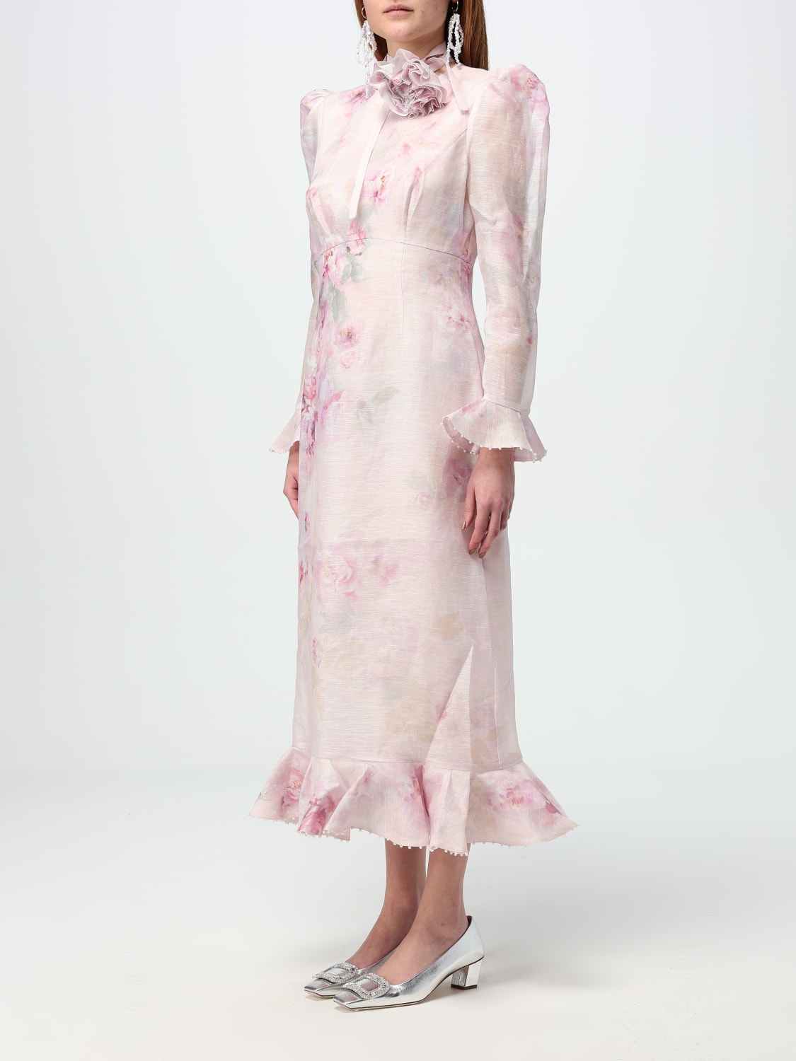 ZIMMERMANN: Dress woman - Pink | Zimmermann dress 2337DR251