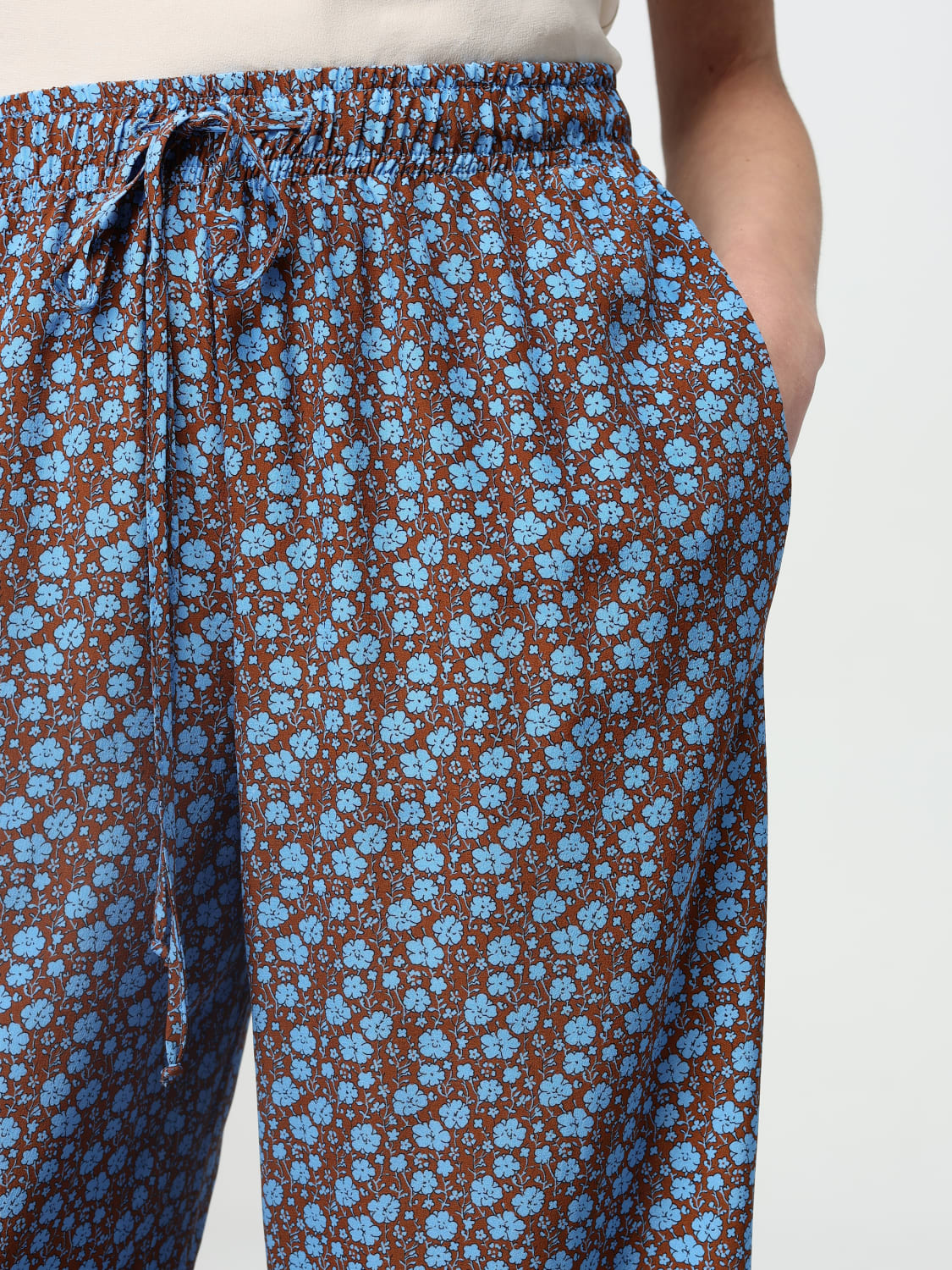 パンツ ERMANNO SCERVINO Woman Pants Gnawed Blue D462P303BQP 74139 ERMANNO SCERVINO: Pants woman - Gnawed Blue | Ermanno