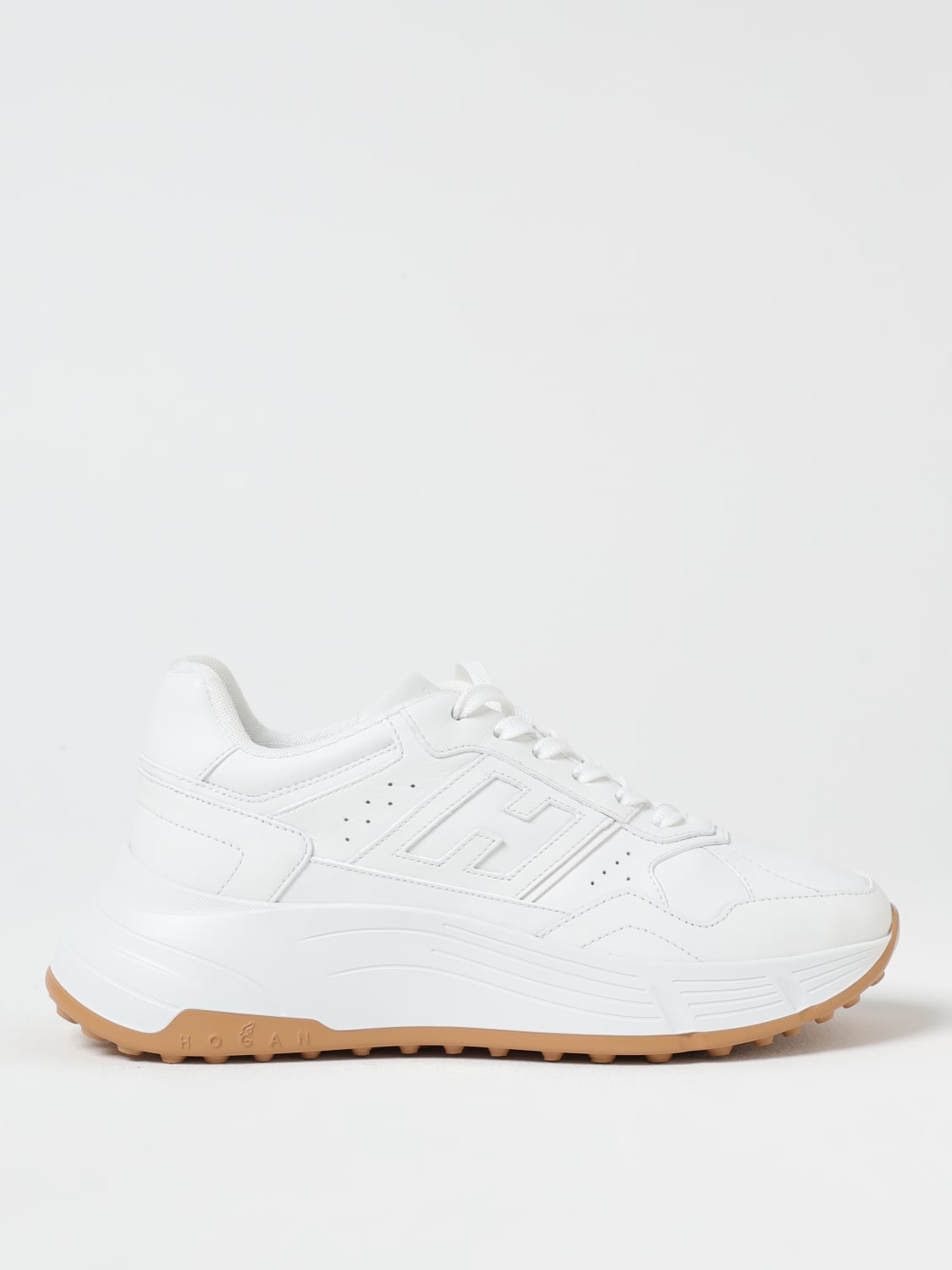 HOGAN: Sneakers H669 in pelle - Bianco | Sneakers Hogan
