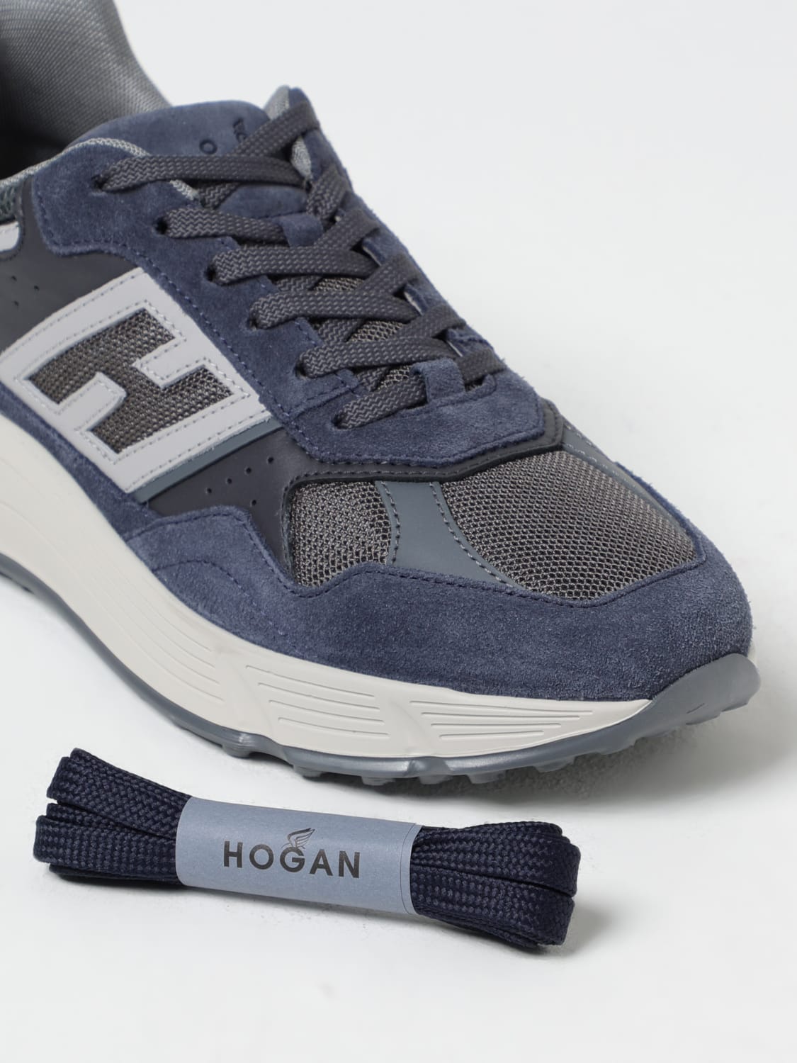 スニーカー HOGAN Men Sneakers HXM5630FK70P5A589K BLUE HOGAN: Sneakers men - Blue | Hogan sneakers HXM5630FK70P5A