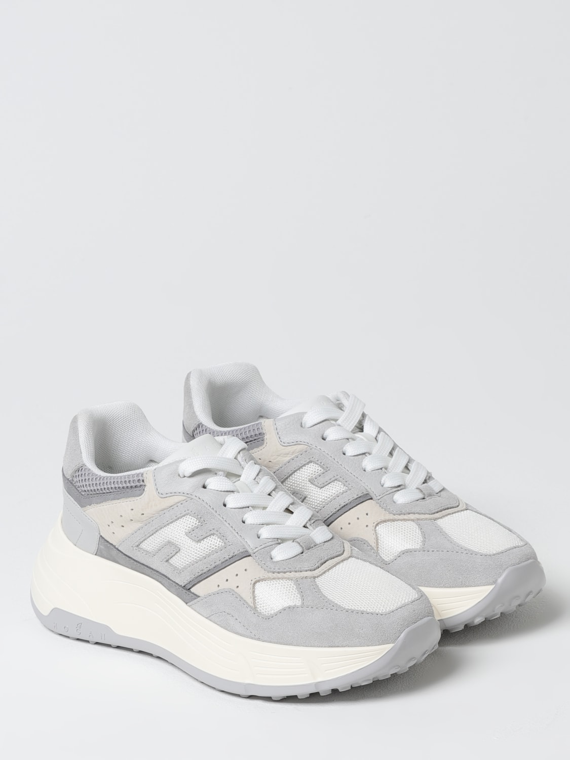 HOGAN: Sneakers woman - Grey | Hogan sneakers HXW6690FK70U4E