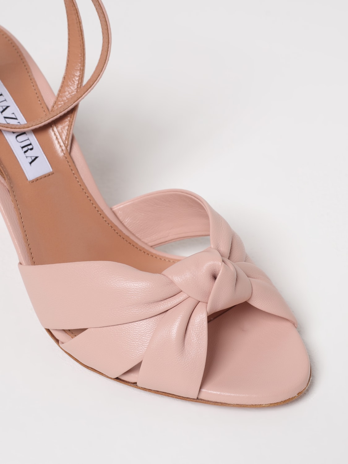 サンダル・ミュール AQUAZZURA Women Sandals NINMIDS0NAP PET Pink AQUAZZURA: Heeled sandals woman - Pink | Aquazzura heeled