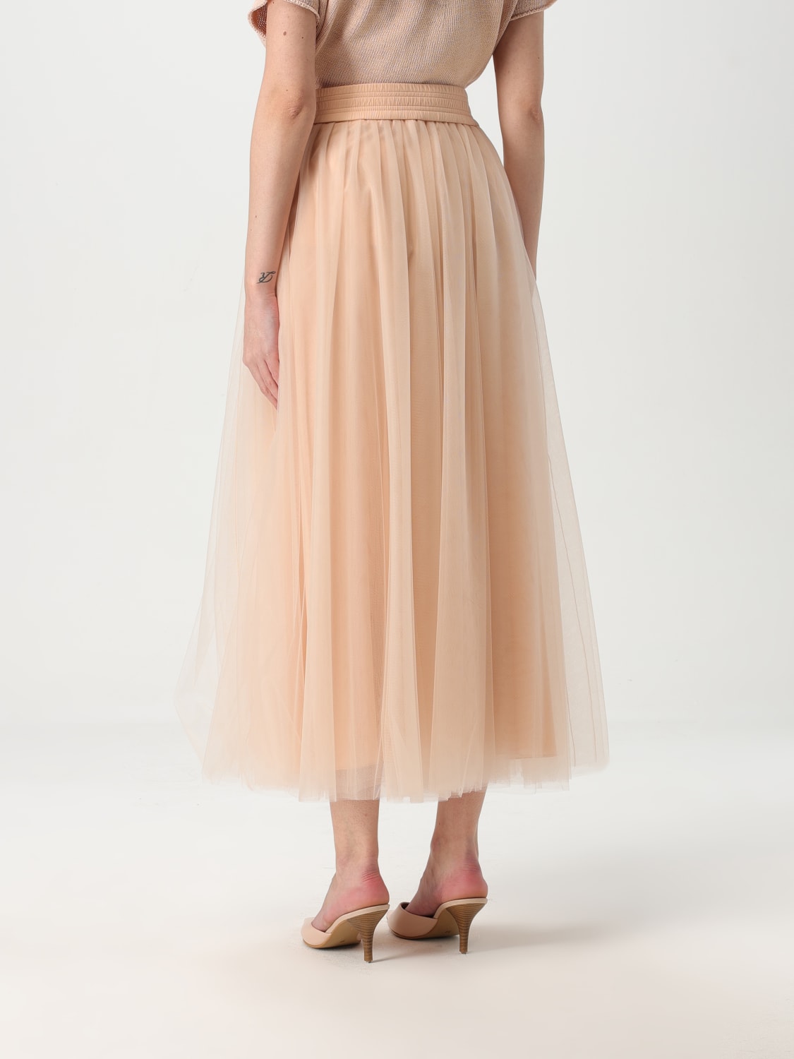 FABIANA FILIPPI FALDA: Falda mujer Fabiana Filippi, Rosa Pálido - Img 3