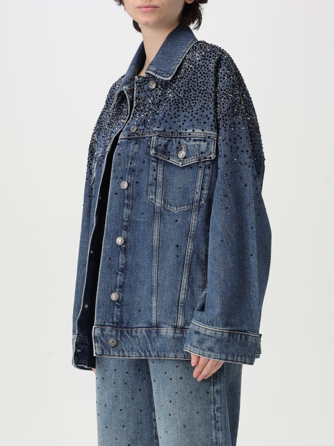 アウターその他 7 FOR ALL MANKIND Women Outer JSCKC100CD00 BLUE 7 FOR ALL MANKIND: Jeans woman - Blue | 7 For All Mankind