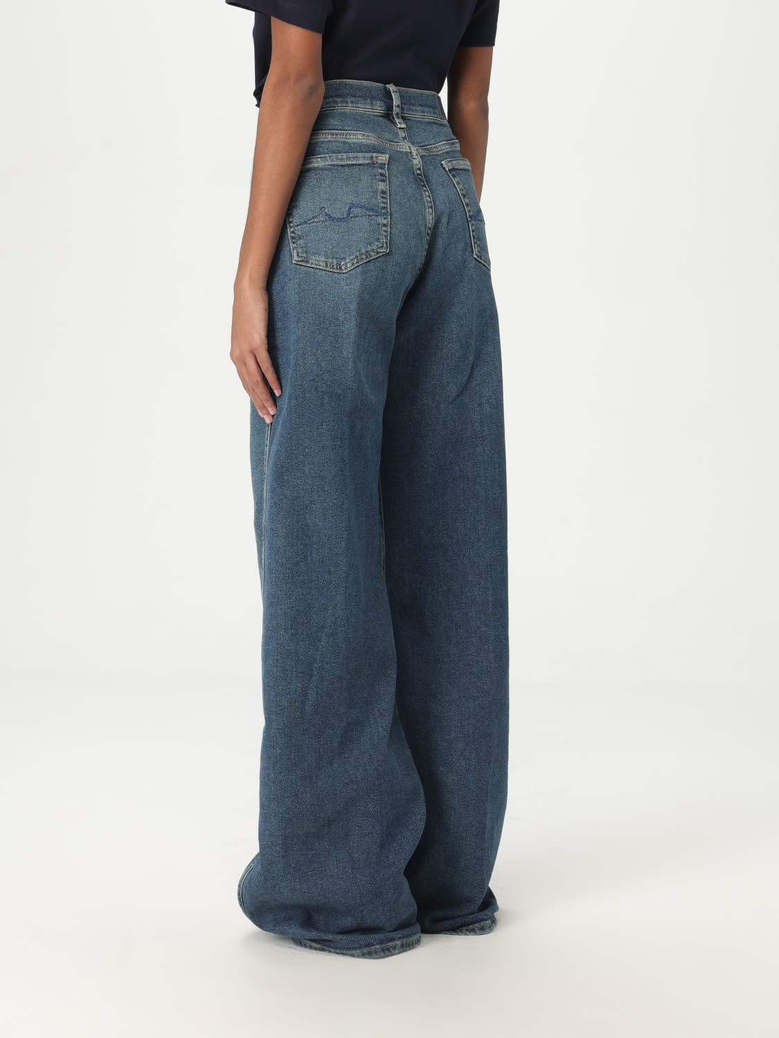 デニム・ジーパン 7 FOR ALL MANKIND Women Denim Pants JSP0A910BY MIDBLUE 7 FOR ALL MANKIND: Jeans woman - Blue | 7 For All Mankind