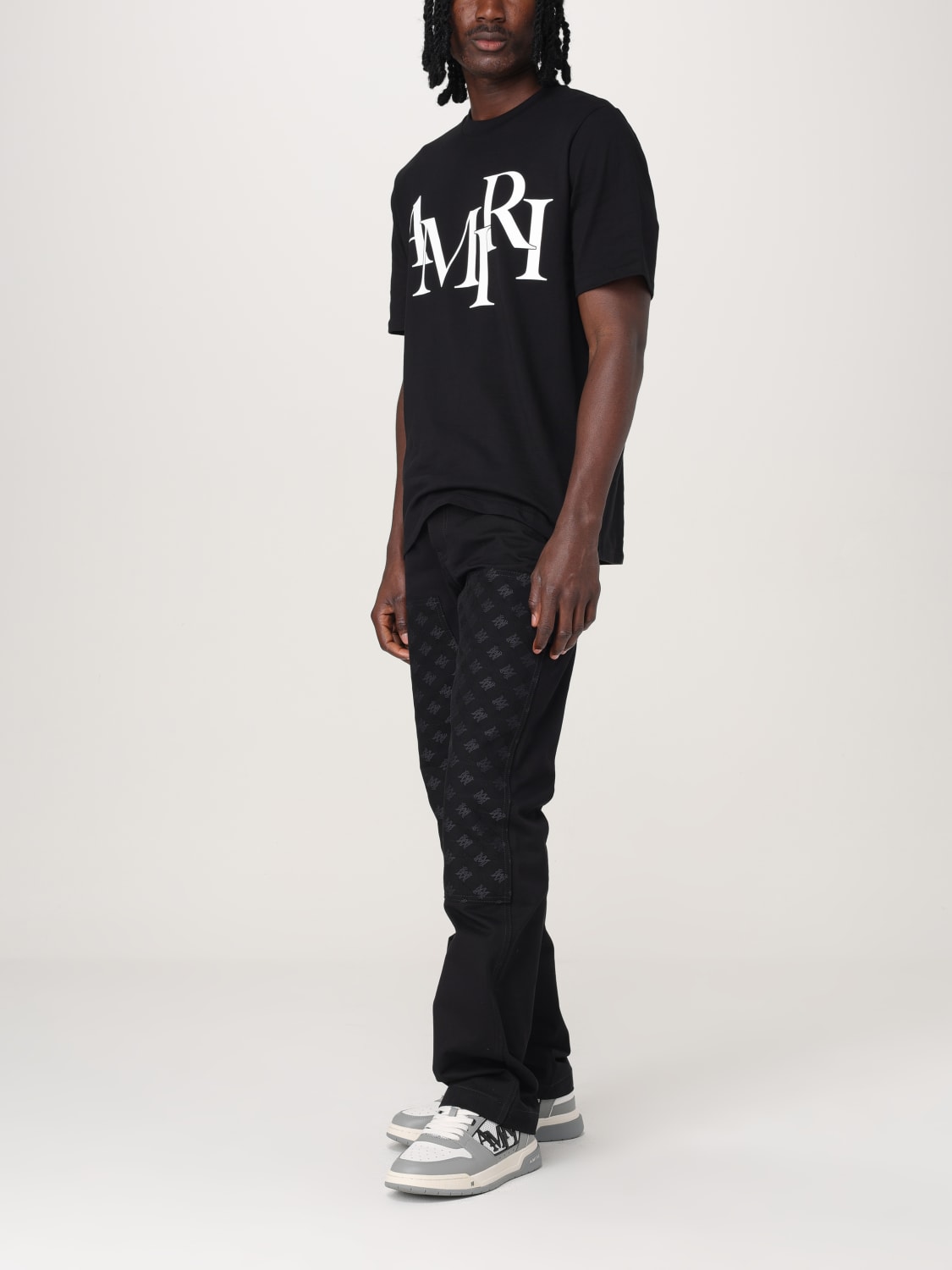 AMIRI: T-shirt homme - Noir | T-Shirt Amiri AMJYTE1149 en