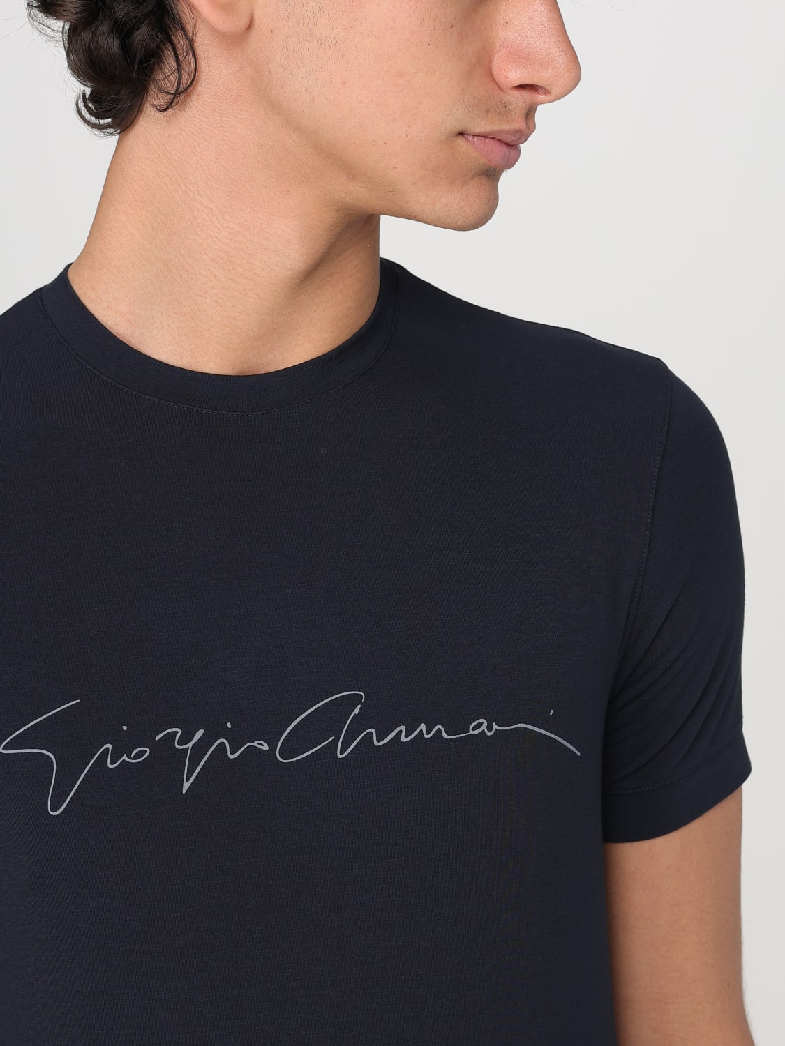 Tシャツ・カットソー GIORGIO ARMANI Men T Shirts 6GST56 SJP4Z UBSG Blue 楽天市場】【アウトレット】ジョルジオアルマーニ GIORGIO