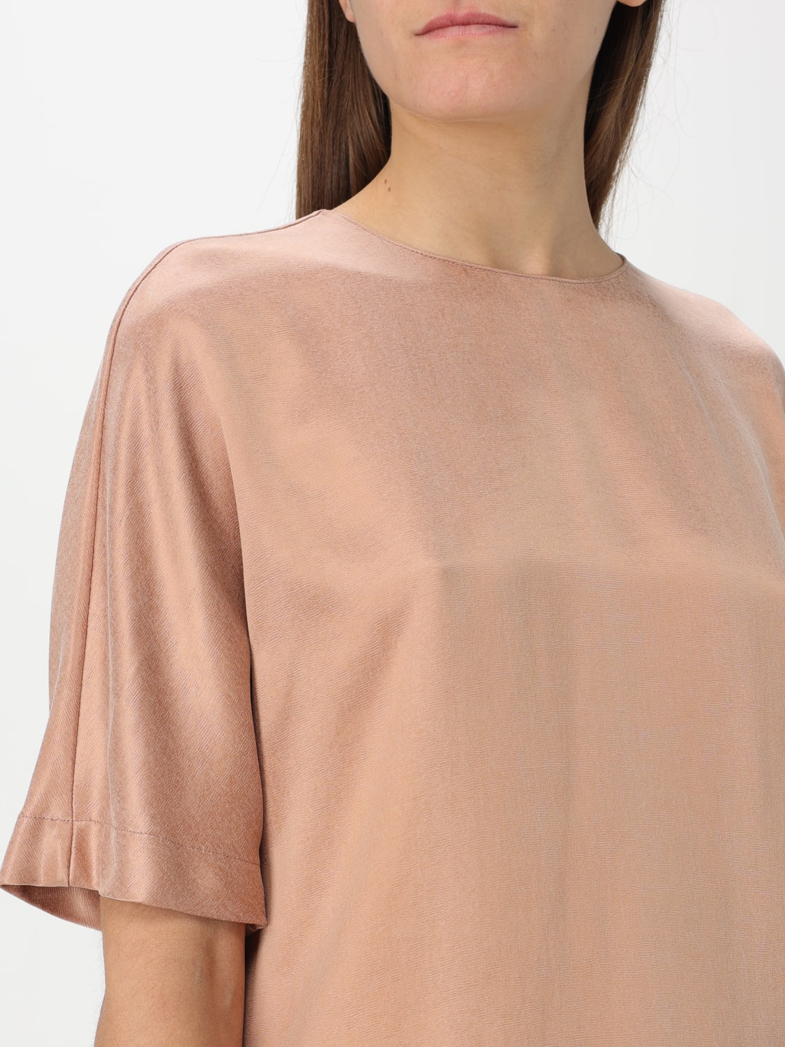 Tシャツ・カットソー GIORGIO ARMANI Women Tops GW000790TE13750 U6090 PINK GIORGIO ARMANI: T-shirt woman - Pink | Giorgio Armani top