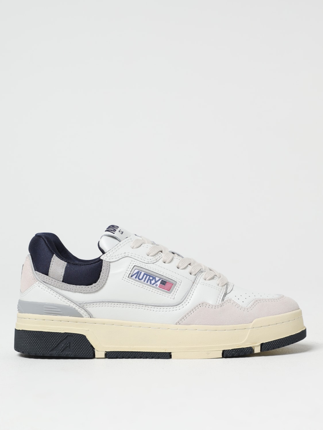 AUTRY SNEAKERS: Sneakers CLC Autry in pelle e mesh , Bianco - Img 1