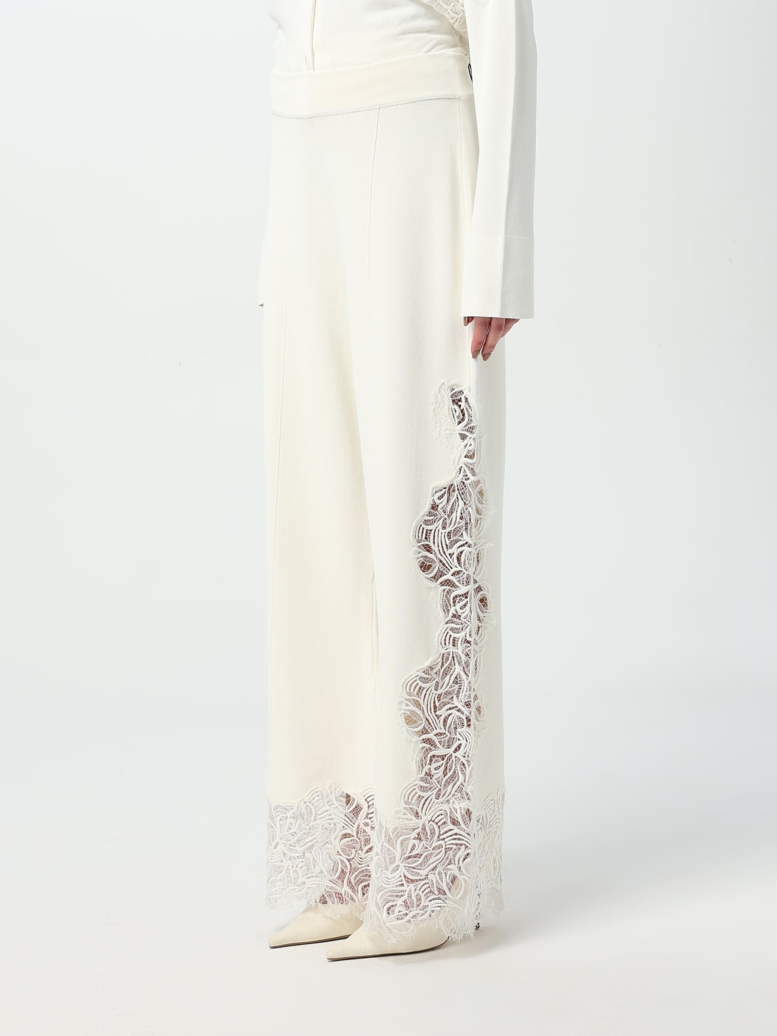 パンツ ERMANNO SCERVINO Woman Pants White D465P303APIKT 14800 ERMANNO SCERVINO: Pants woman - White | Ermanno Scervino