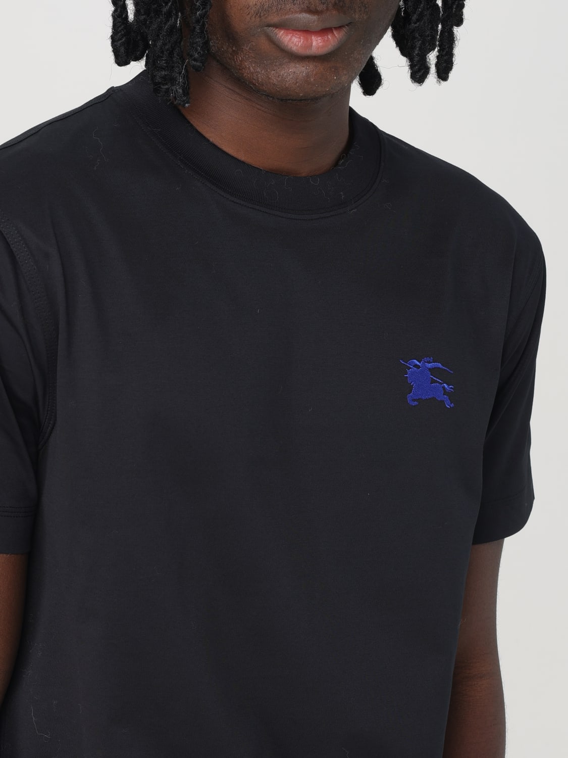 Tシャツ・カットソー BURBERRY Men Tops 8107453 Black BURBERRY: T-shirt men - Black | Burberry t-shirt 8107453
