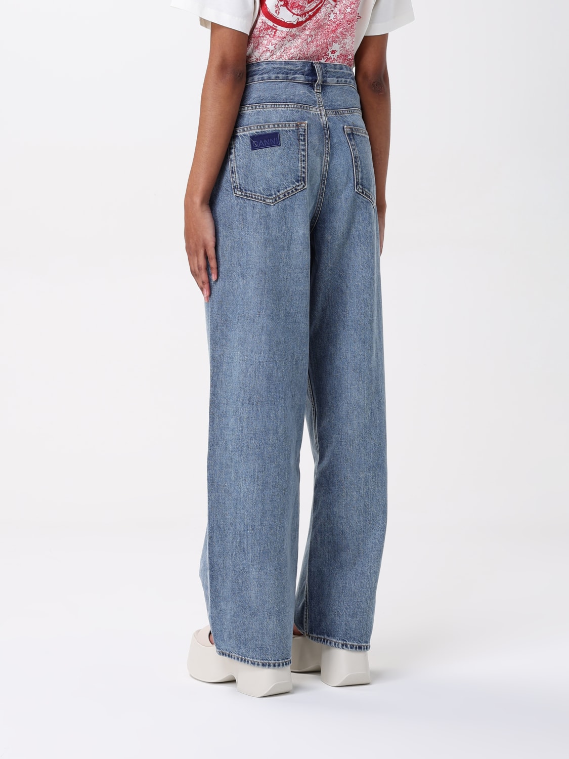 GANNI: Jeans woman - Denim | Ganni jeans J1639 online at