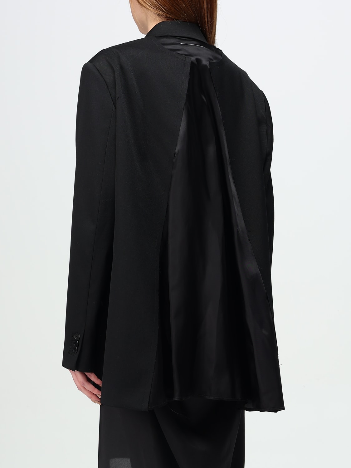 アウターその他 MM6 MAISON MARGIELA Woman Blazer Black S52BN0138S47848 900 MM6 MAISON MARGIELA: Blazer woman - Black | Mm6 Maison