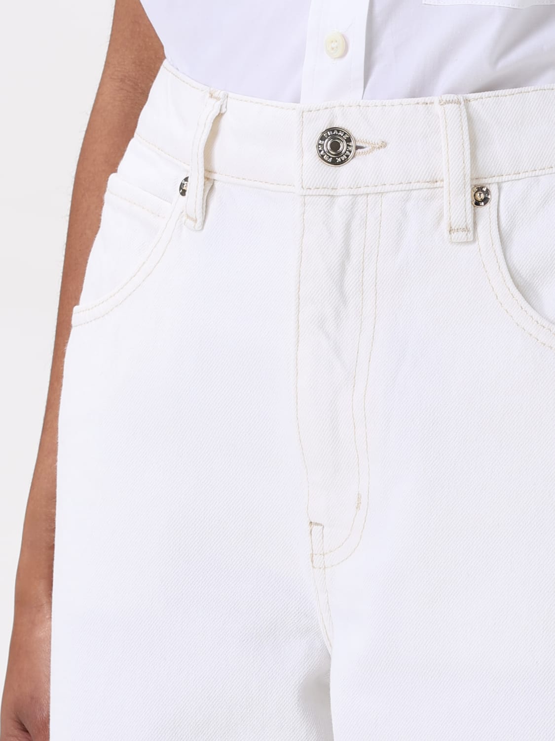 FRAME: Jeans woman - White | Frame jeans LSBL728 online at